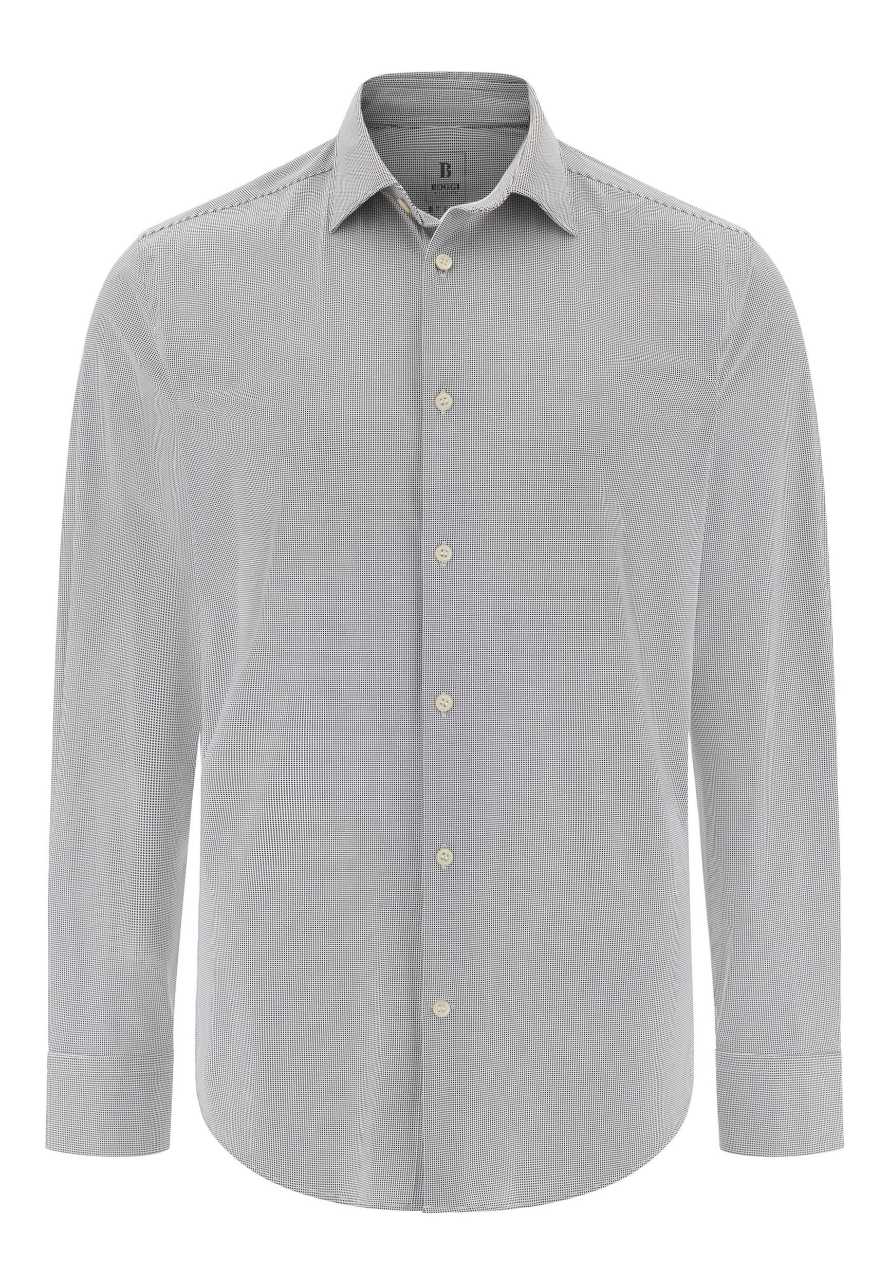 Boggi Milano Koszula szary / antracytowy