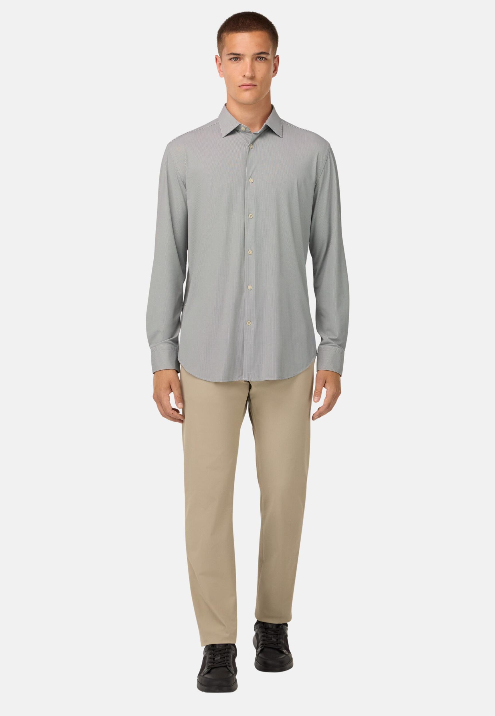 Boggi Milano Koszula szary / antracytowy