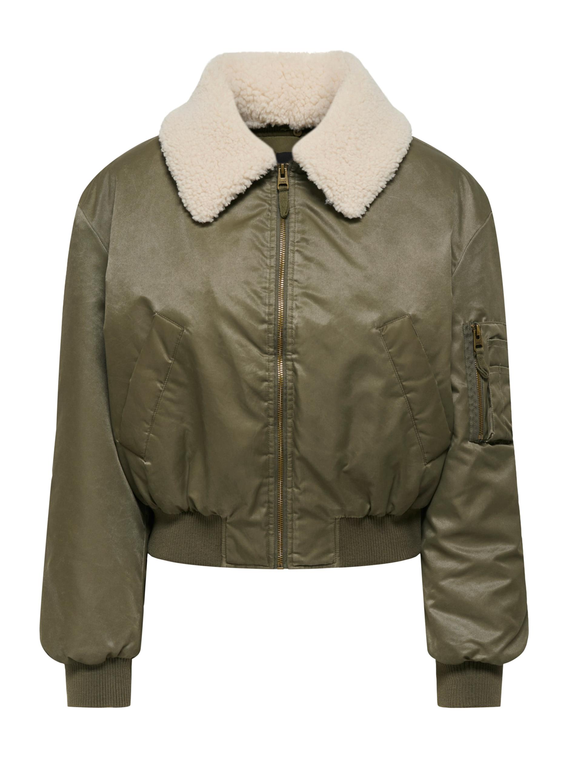 ONLY Kurtka przejściowa 'ONLSuri' beżowy / oliwkowy