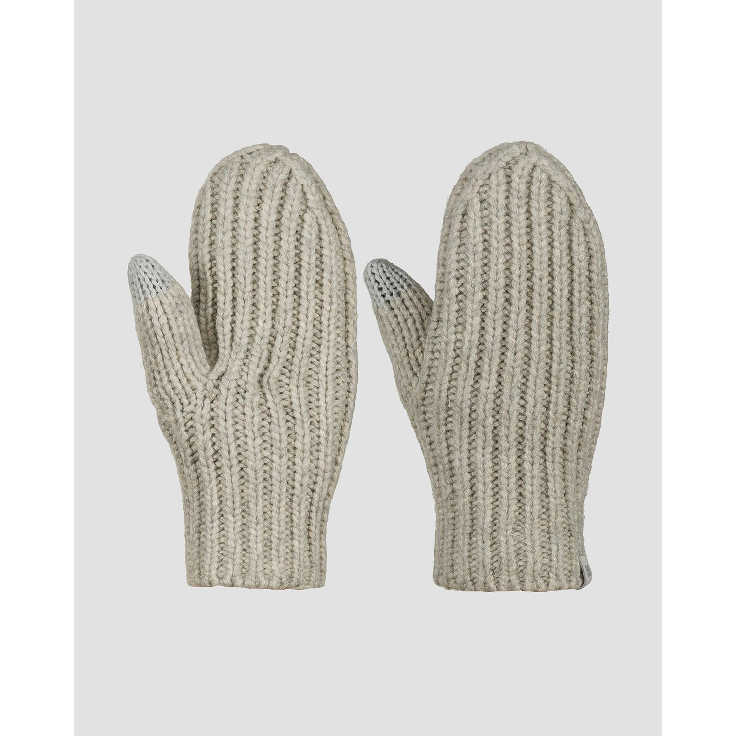 Rękawiczki Damskie Ugg Chunky Rib Mitten Szare