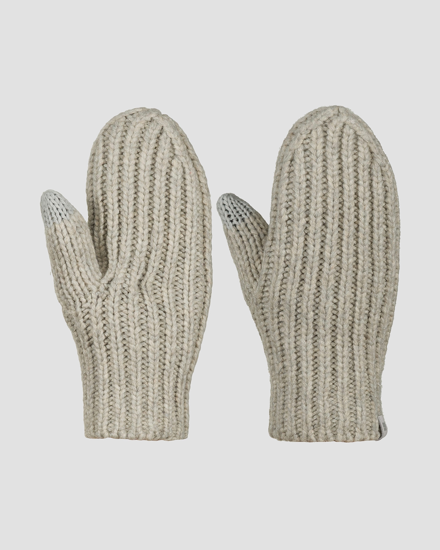 Rękawiczki Damskie Ugg Chunky Rib Mitten Szare