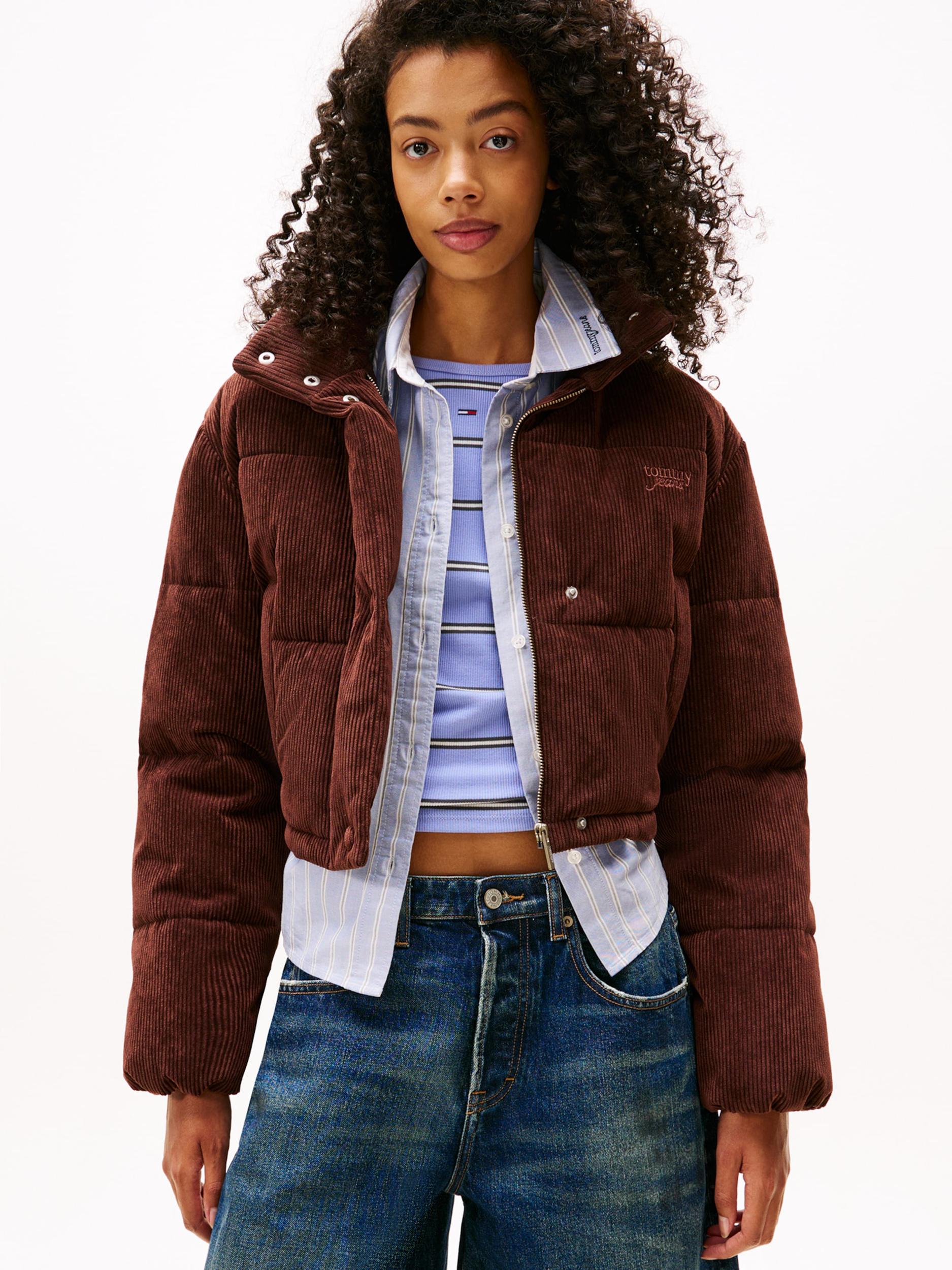 Tommy Jeans Kurtka przejściowa czekoladowy