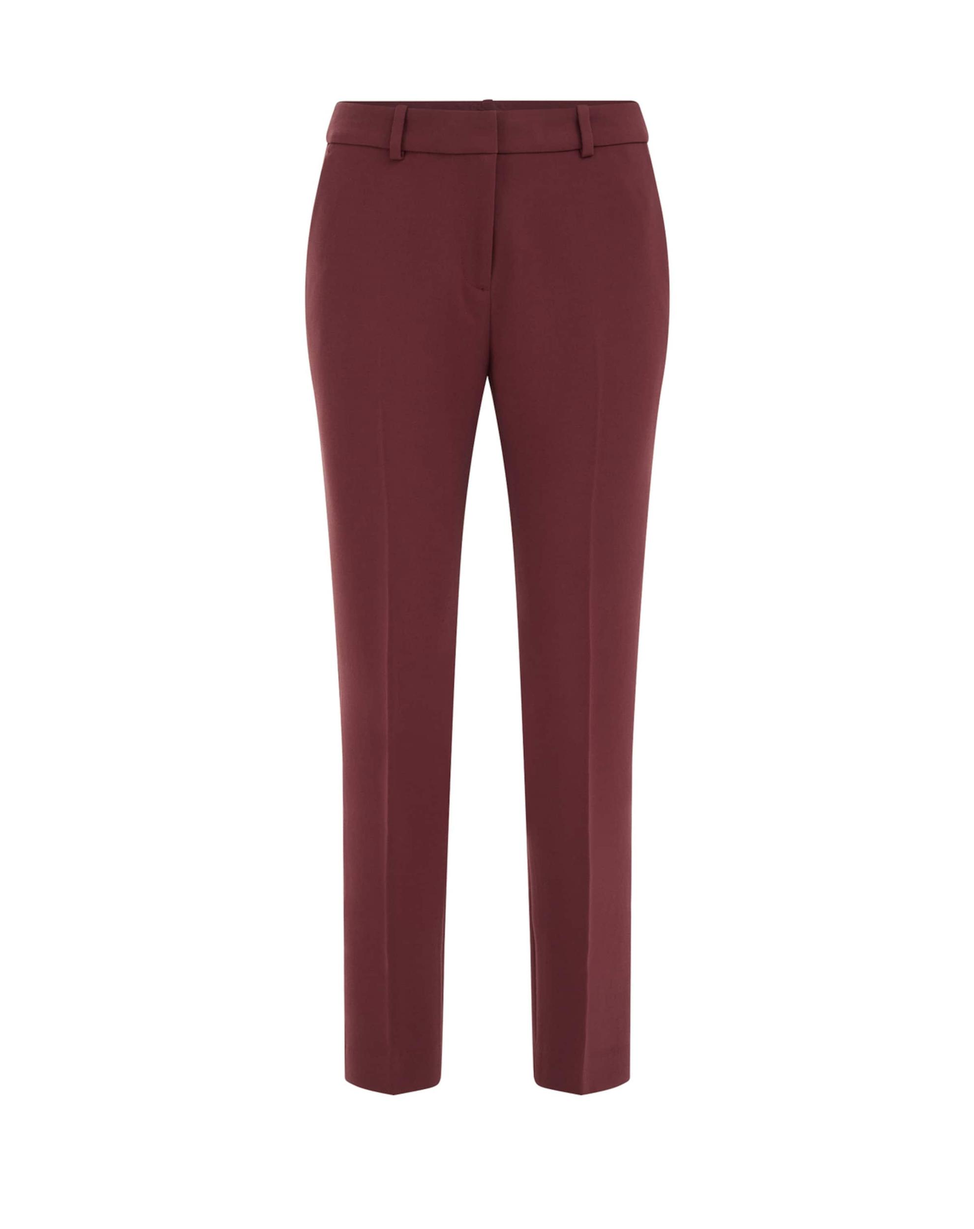 WE Fashion Spodnie ciemnoczerwony