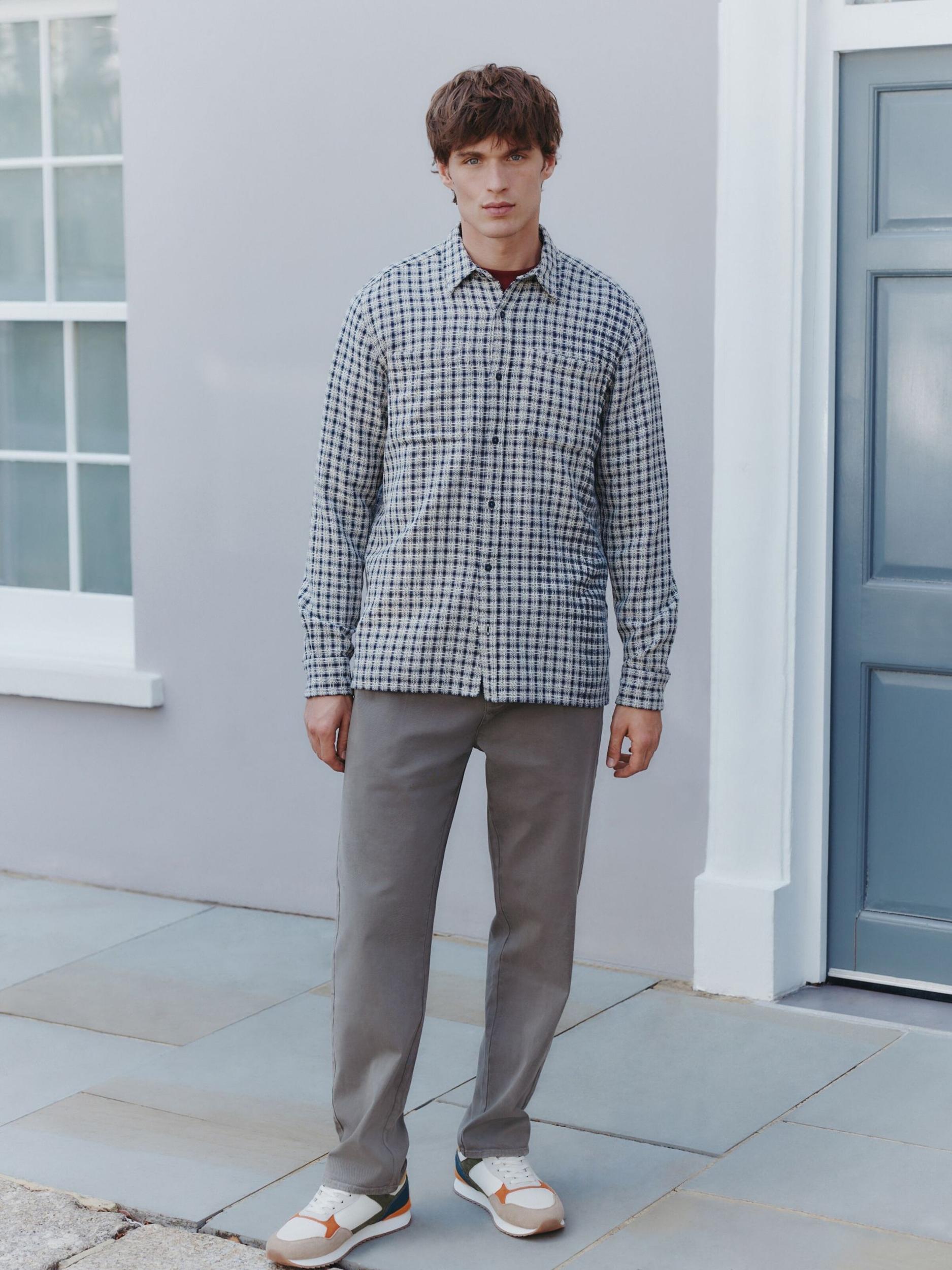 Next Koszula atramentowy / biały