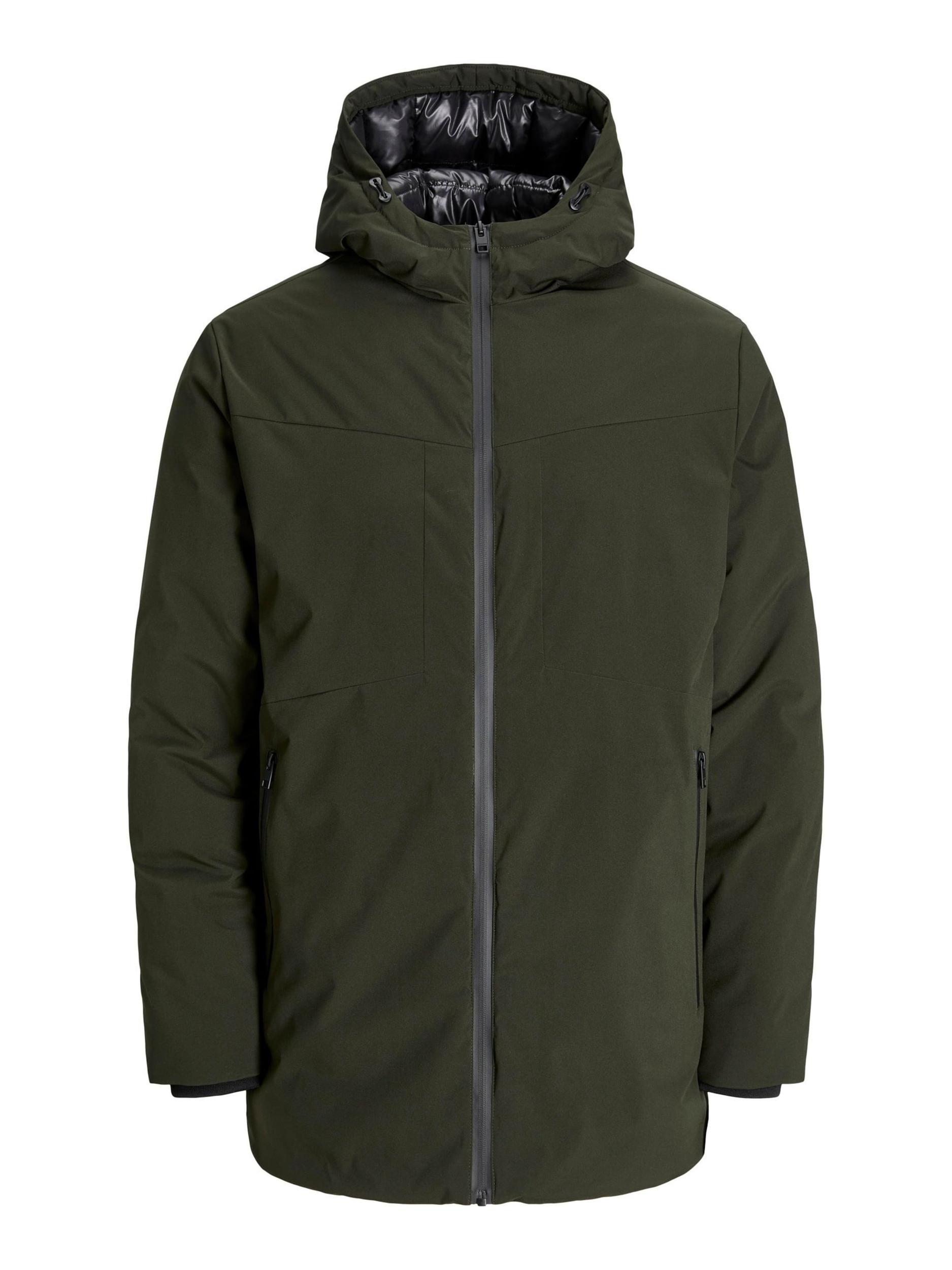 JACK & JONES Parka zimowa 'JWHPlanet' ciemnozielony