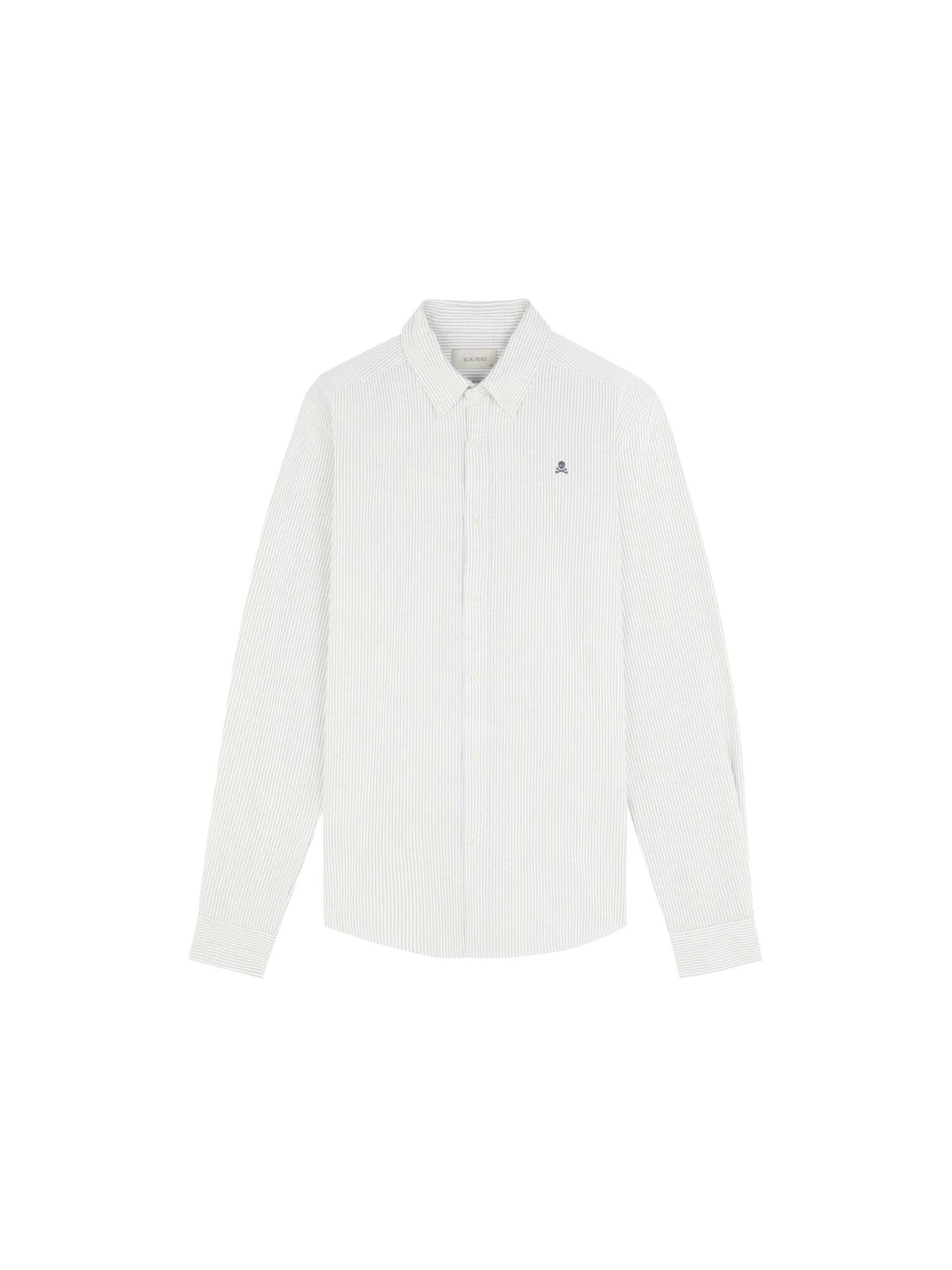 Scalpers Koszula khaki / biały