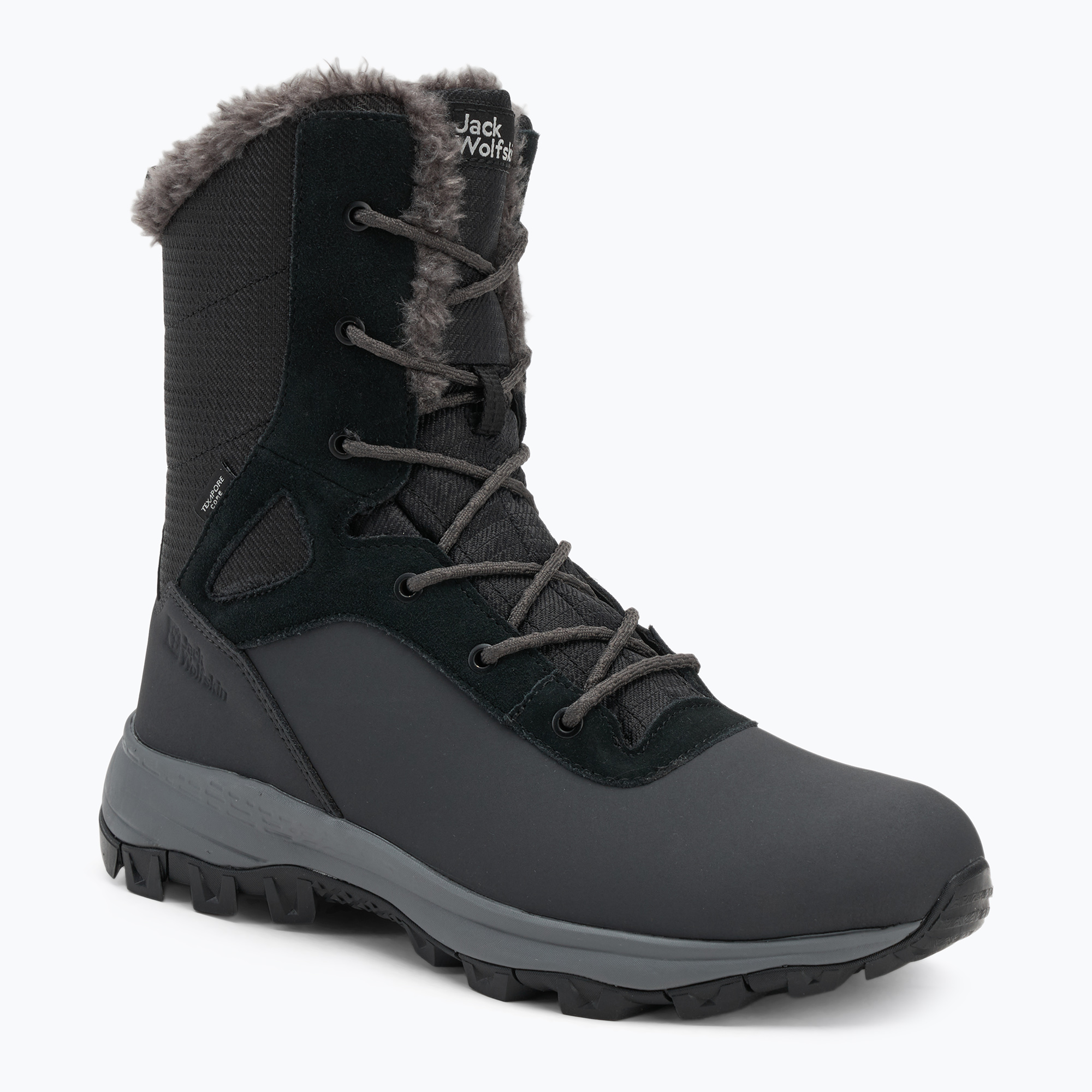 Śniegowce damskie Jack Wolfskin Everquest Texapore Snow High phantom/black