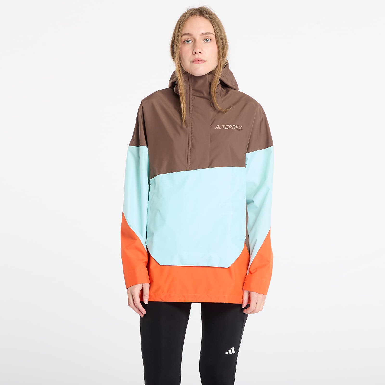 adidas Performance Kurtka adidas Terrex Xploric 2.5L Climaproof Anorak Earth Strata M