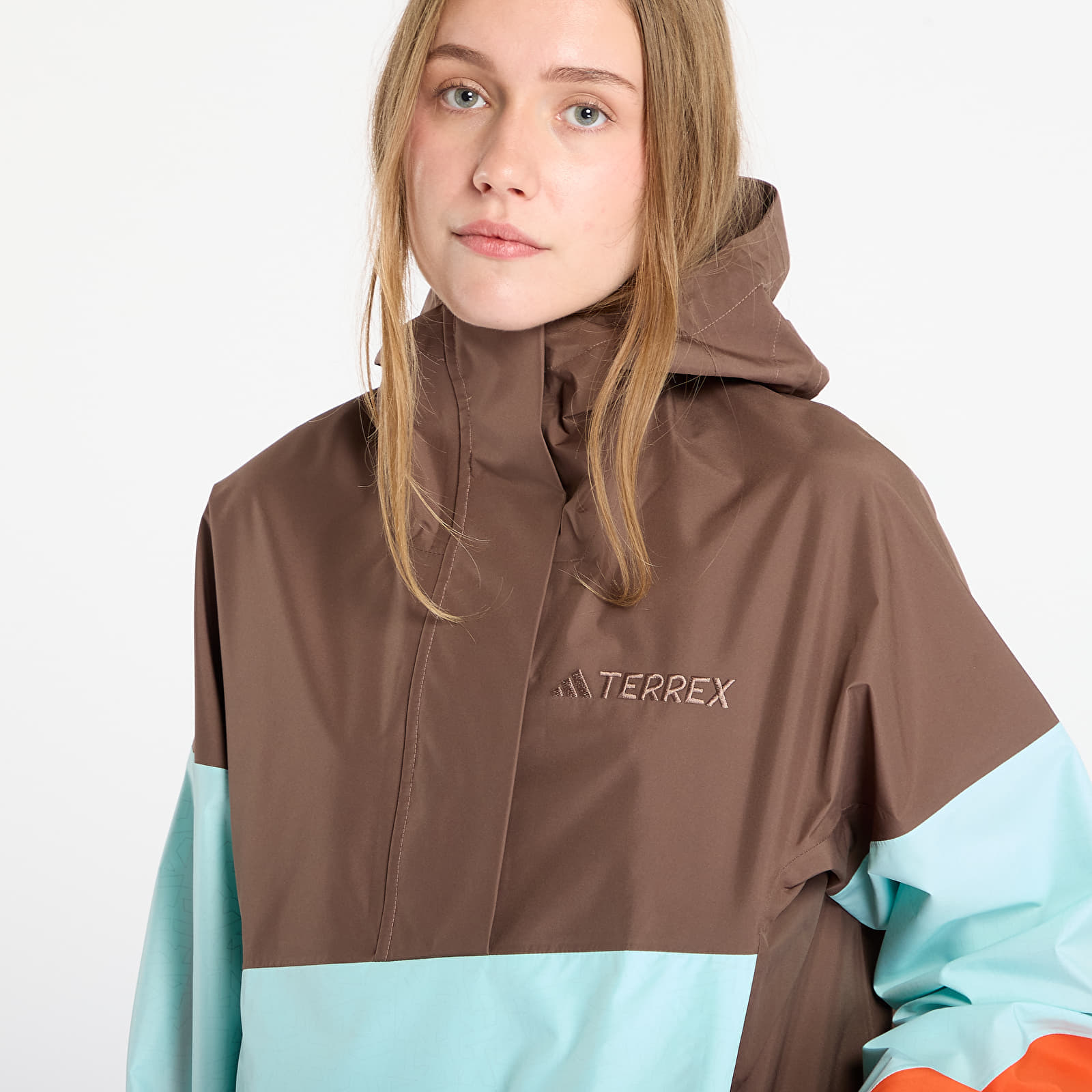 adidas Performance Kurtka adidas Terrex Xploric 2.5L Climaproof Anorak Earth Strata M