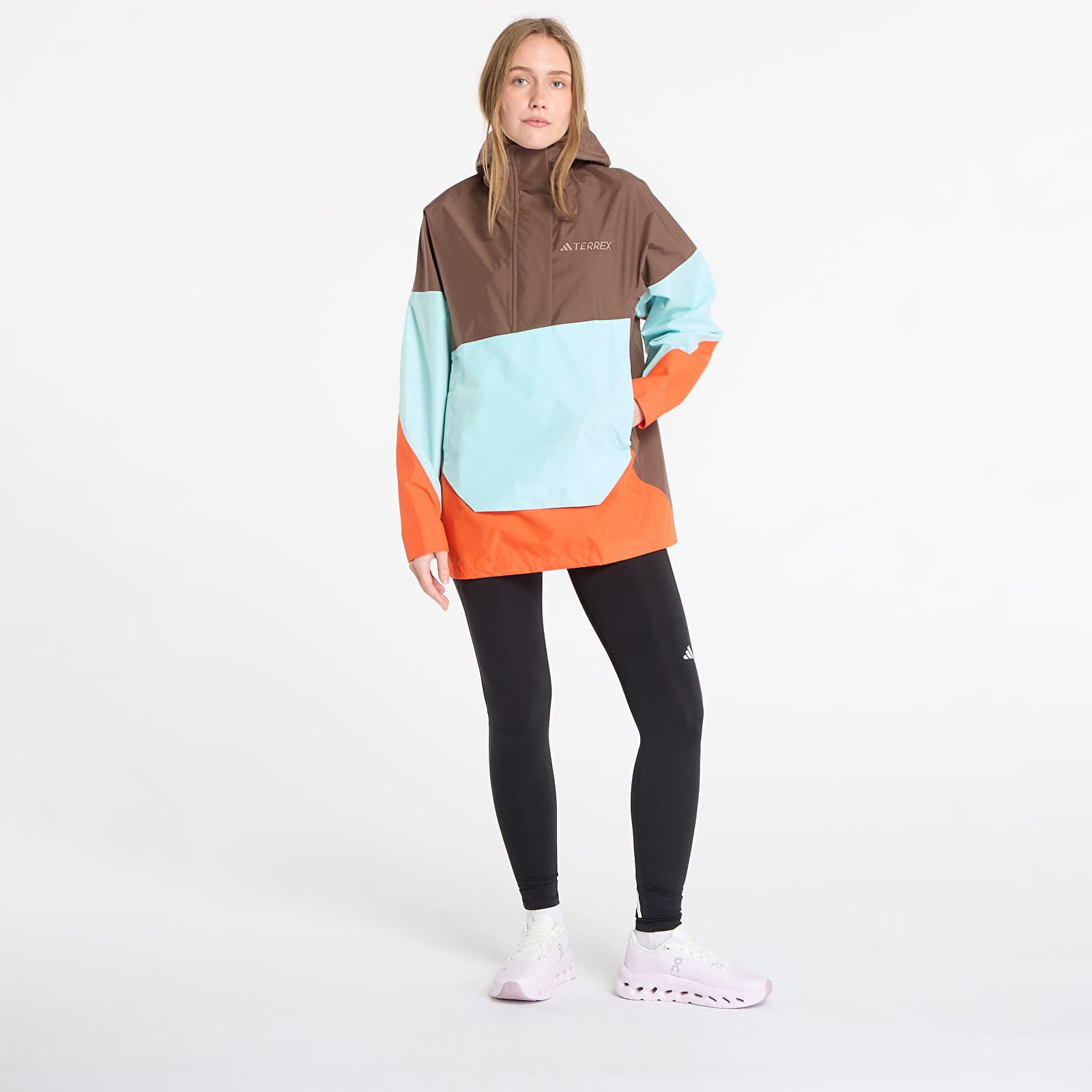 adidas Performance Kurtka adidas Terrex Xploric 2.5L Climaproof Anorak Earth Strata M