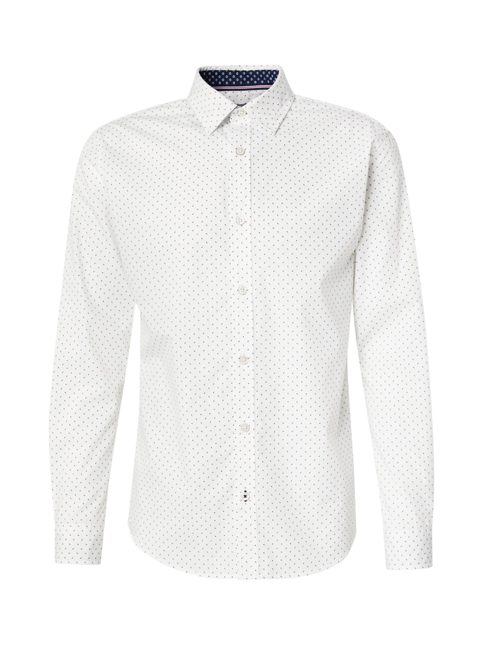 JACK & JONES Koszula 'JJMATHEO' szary / czarny / biały