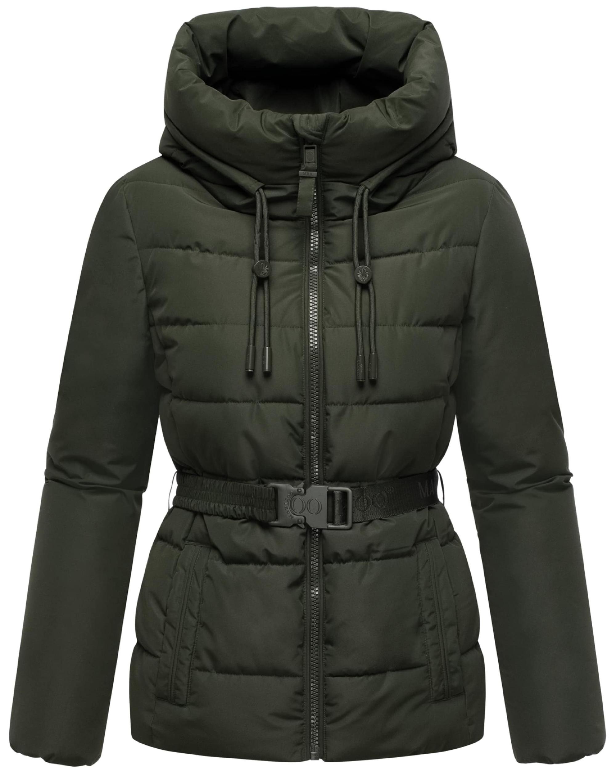 MARIKOO Kurtka zimowa 'Himee 16' ciemnozielony