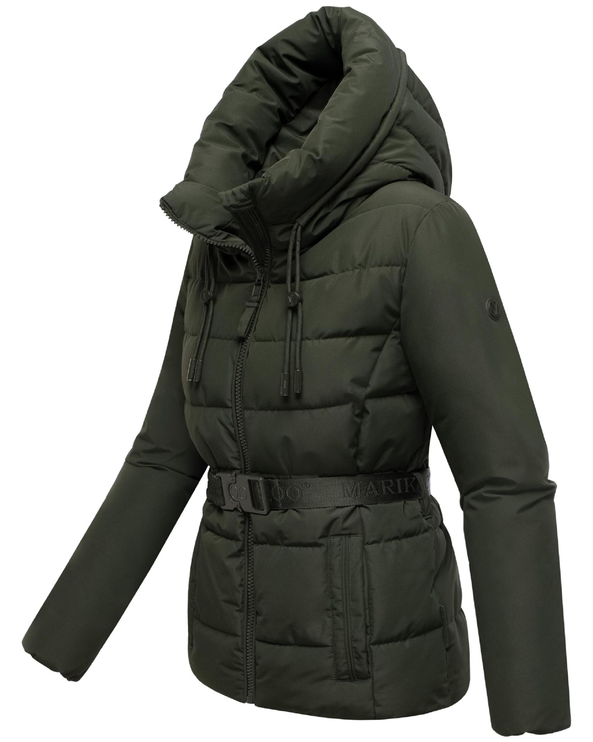 MARIKOO Kurtka zimowa 'Himee 16' ciemnozielony