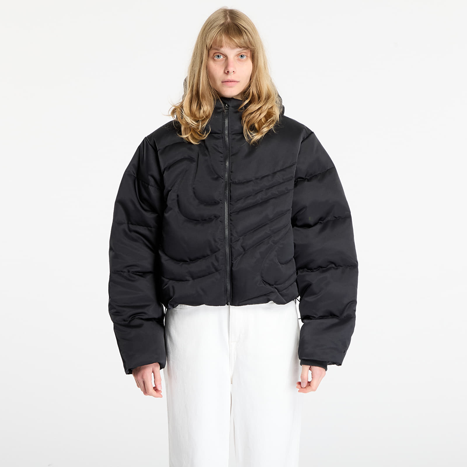 Kurtka Nike Sportswear Swoosh Series Women's Therma-FIT Oversized Down Puffer Jacket Black/ Black L