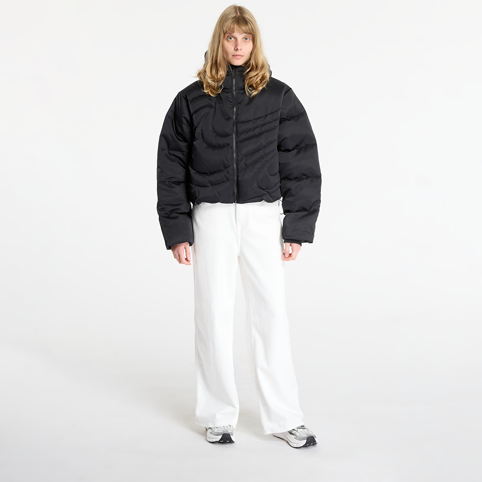 Kurtka Nike Sportswear Swoosh Series Women's Therma-FIT Oversized Down Puffer Jacket Black/ Black L