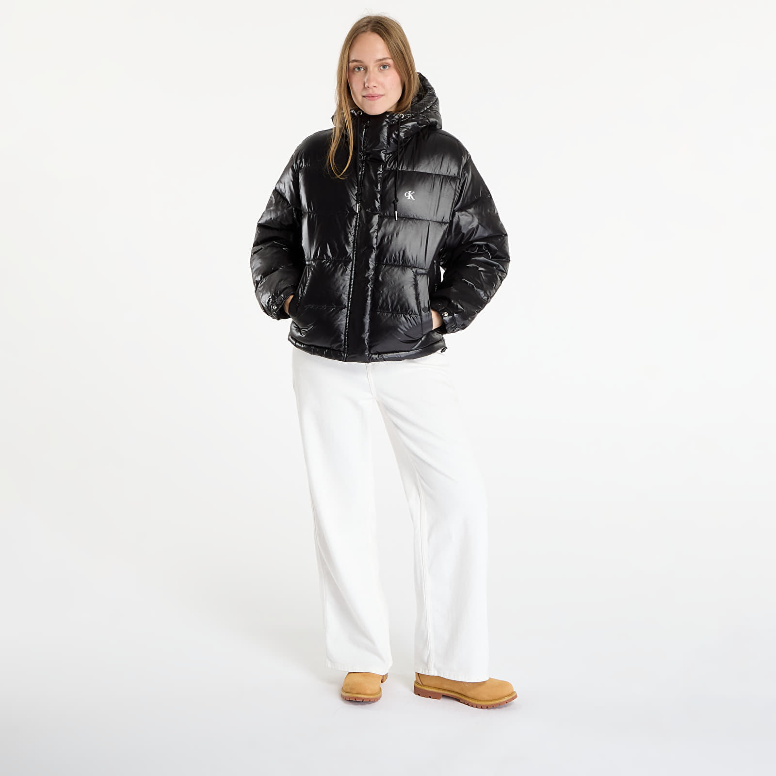 Kurtka Calvin Klein Jeans Shine Puffer Jacket Black M