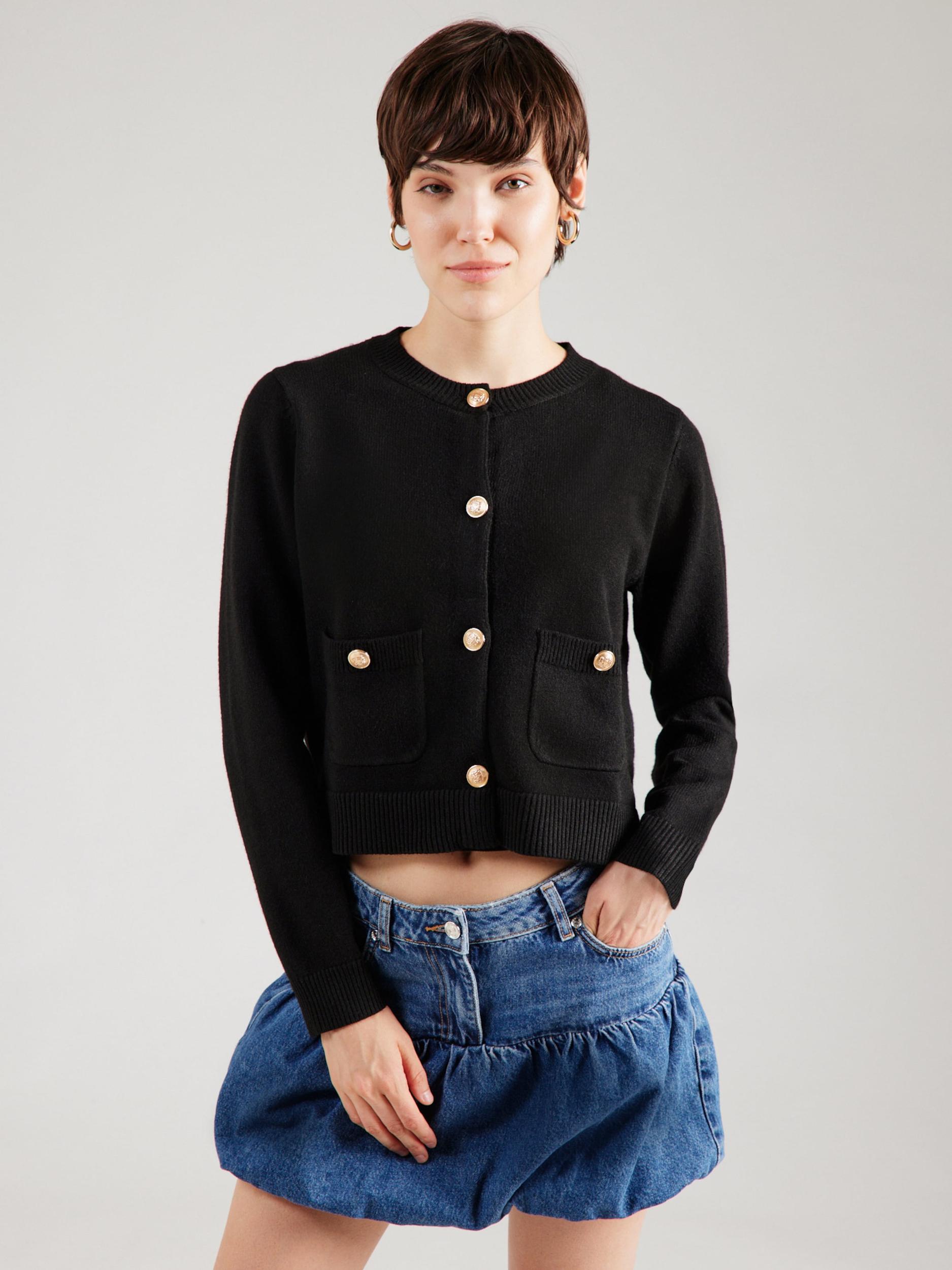 ABOUT YOU Kardigan czarny