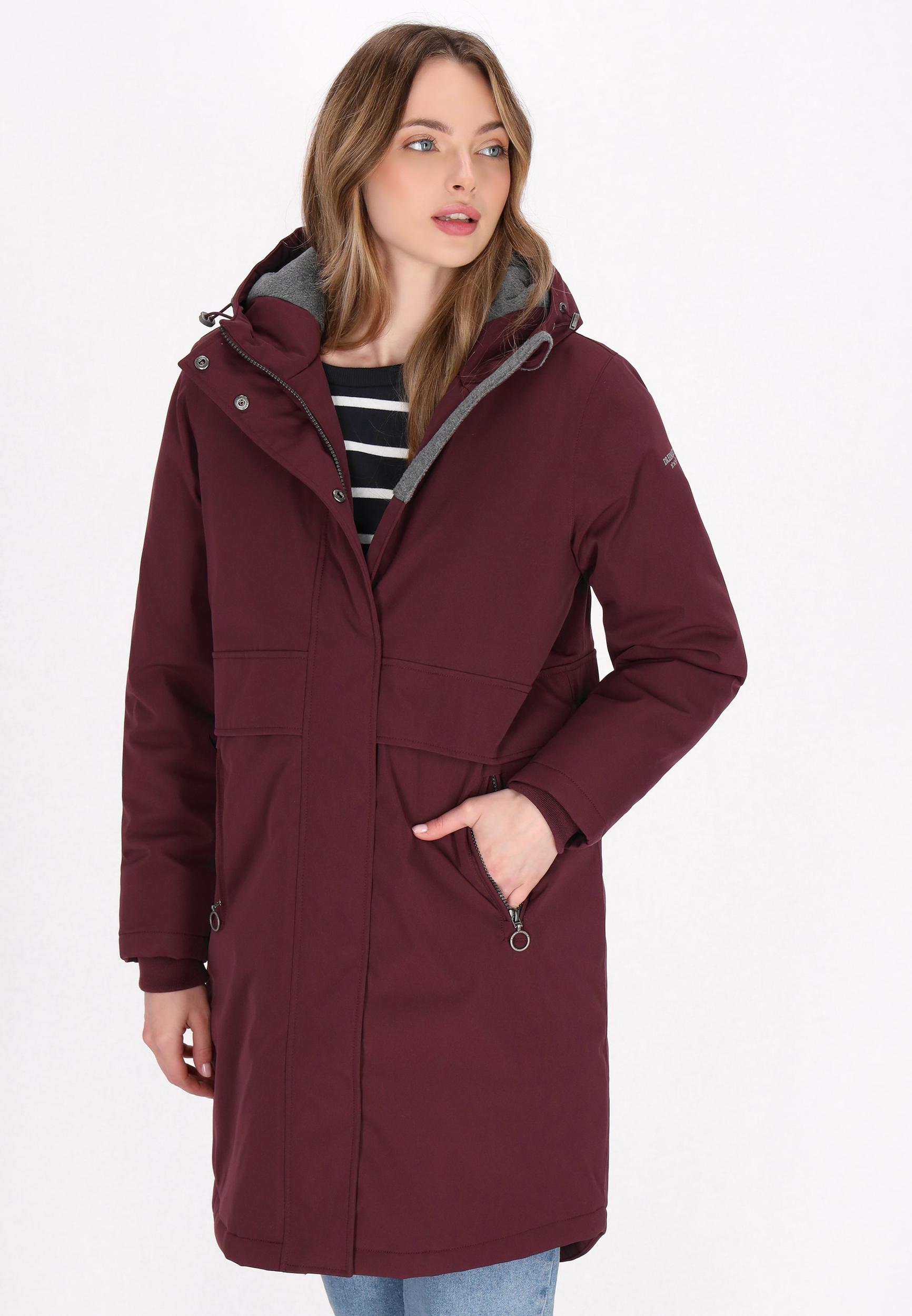 DreiMaster Maritim Parka przejściowa burgund