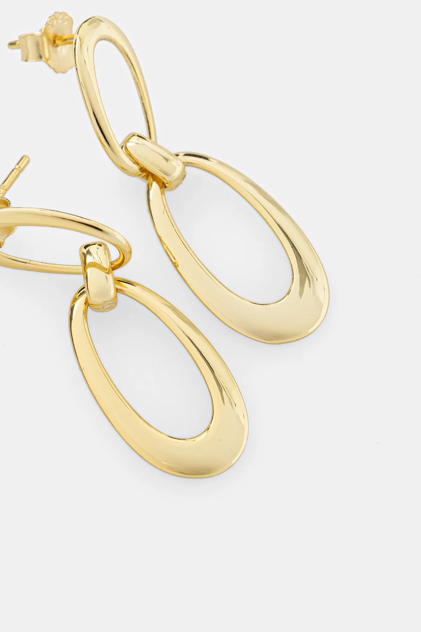 Answear.LAB kolczyki srebrne pozłacane