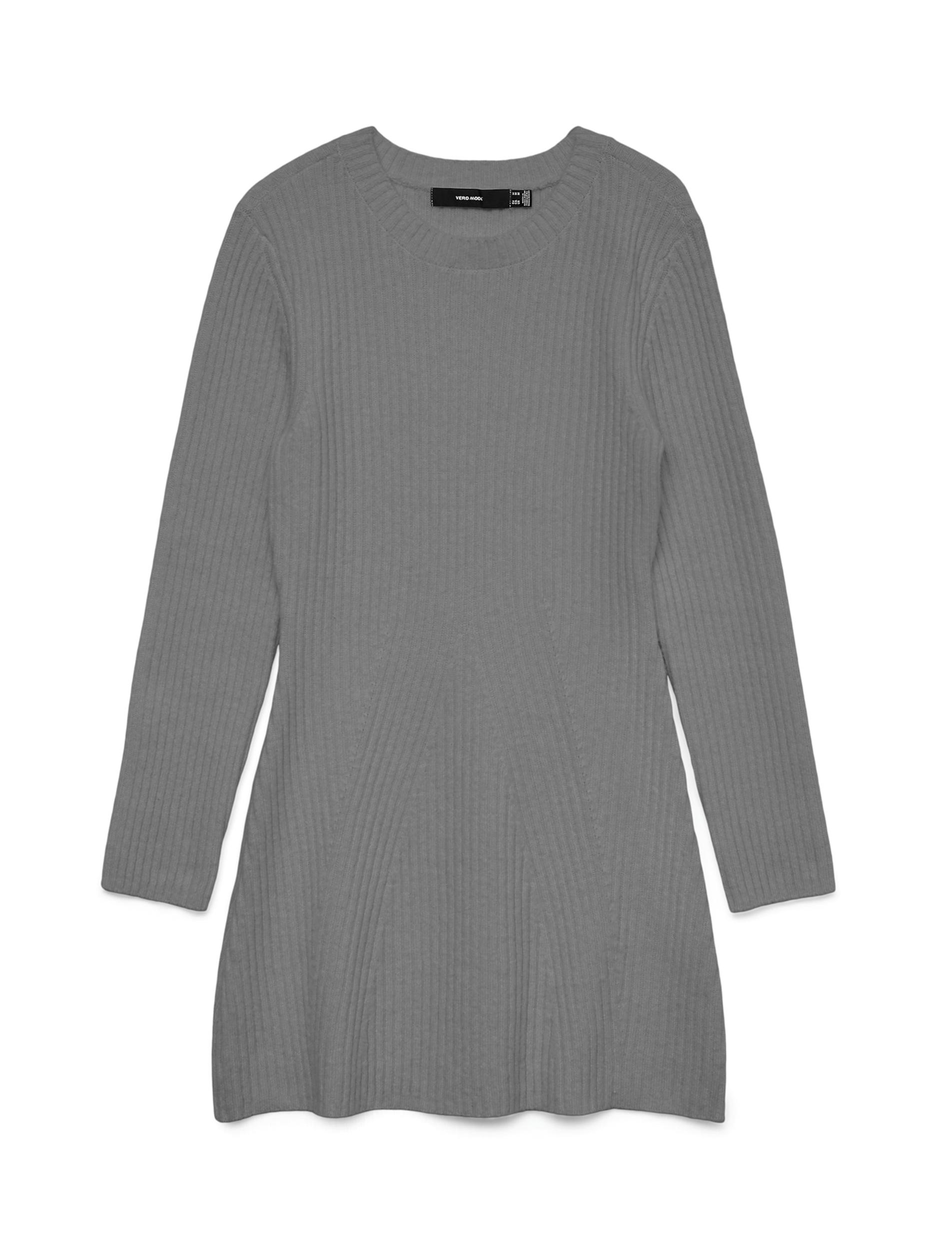 VERO MODA Sukienka z dzianiny 'VMJosanna' nakrapiany szary