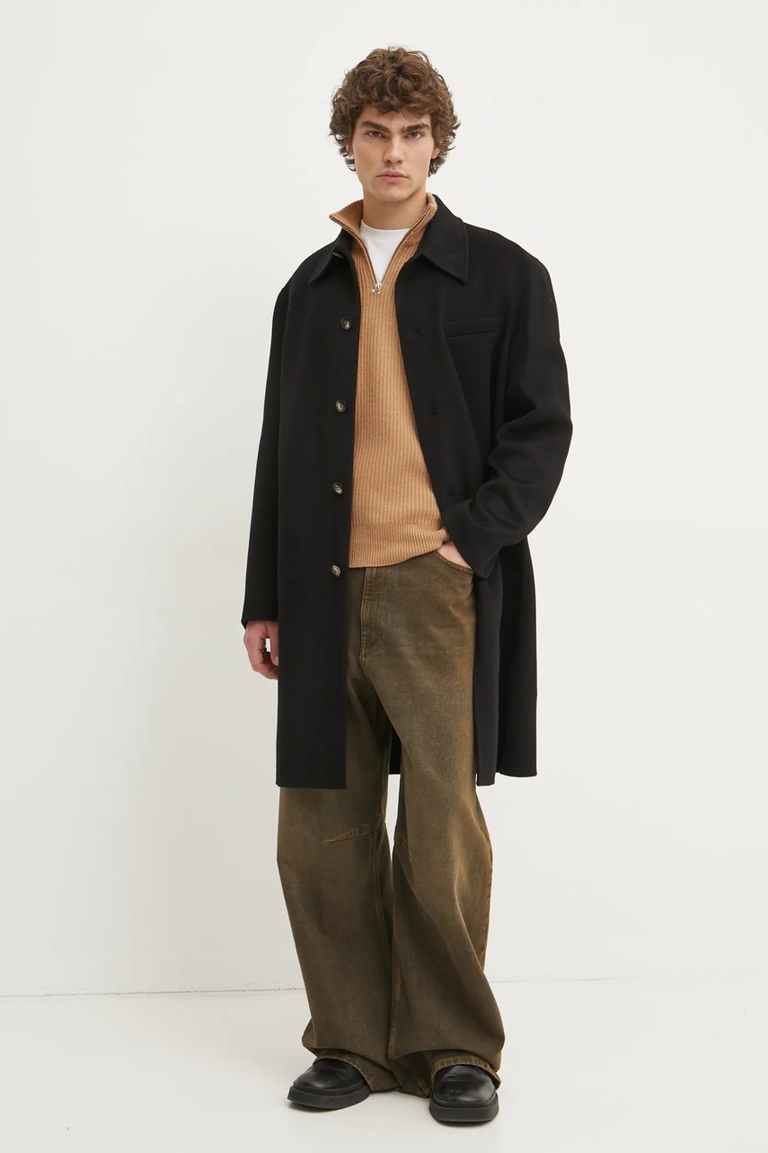 Nanushka płaszcz wełniany JANNO