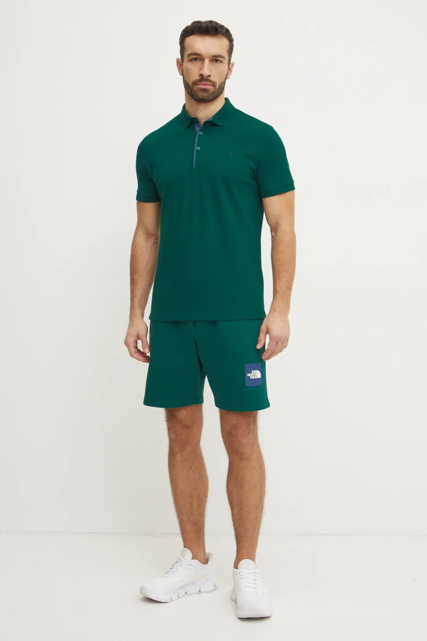 The North Face polo bawełniane Premium Slim
