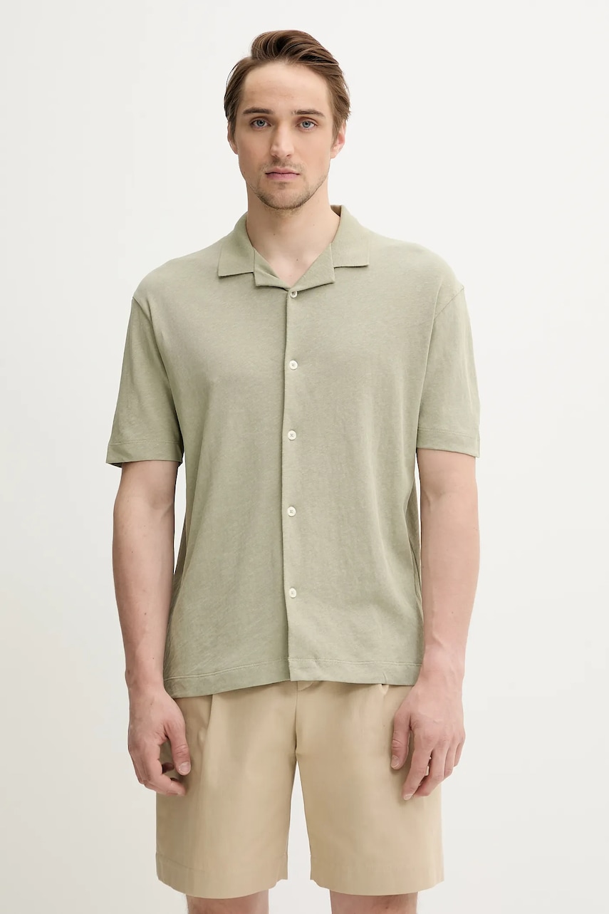 Marc O'Polo koszula z domieszką lnu