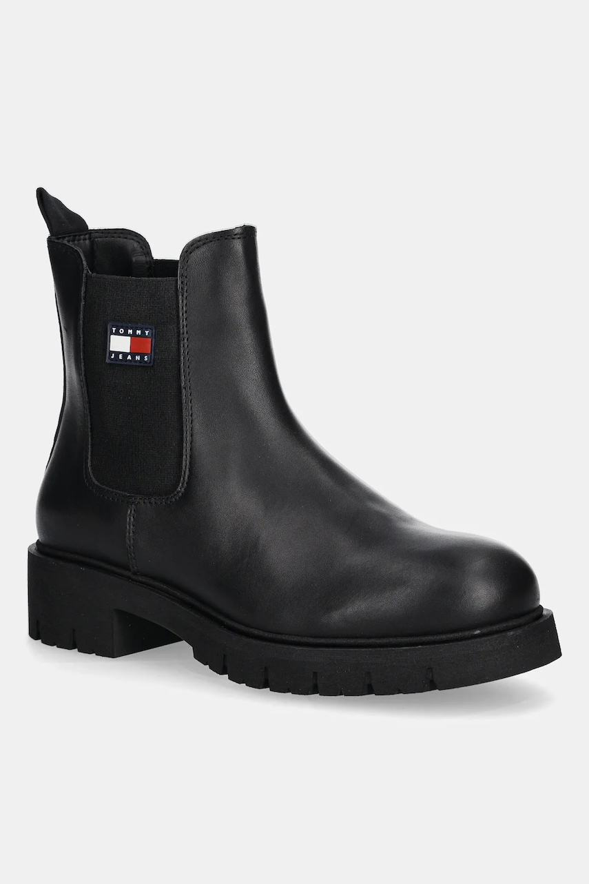 Tommy Jeans sztyblety TJW CHELSEA LEATHER BOOT