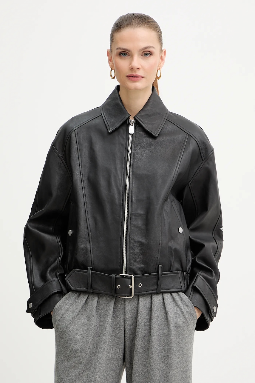 Pinko kurtka skórzana