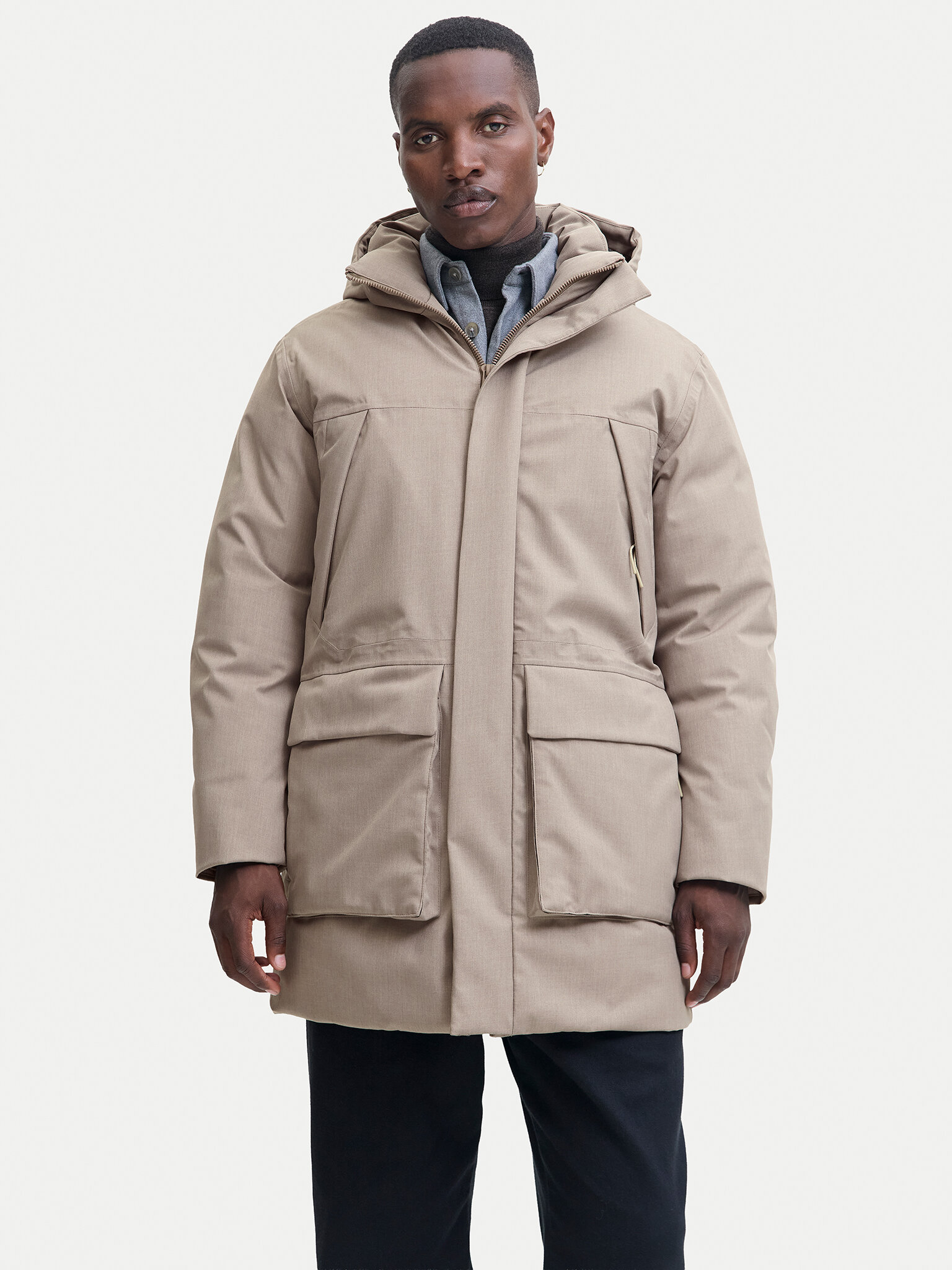 Jack & Jones Kurtka zimowa Cmoon 12284883 Beżowy Regular Fit