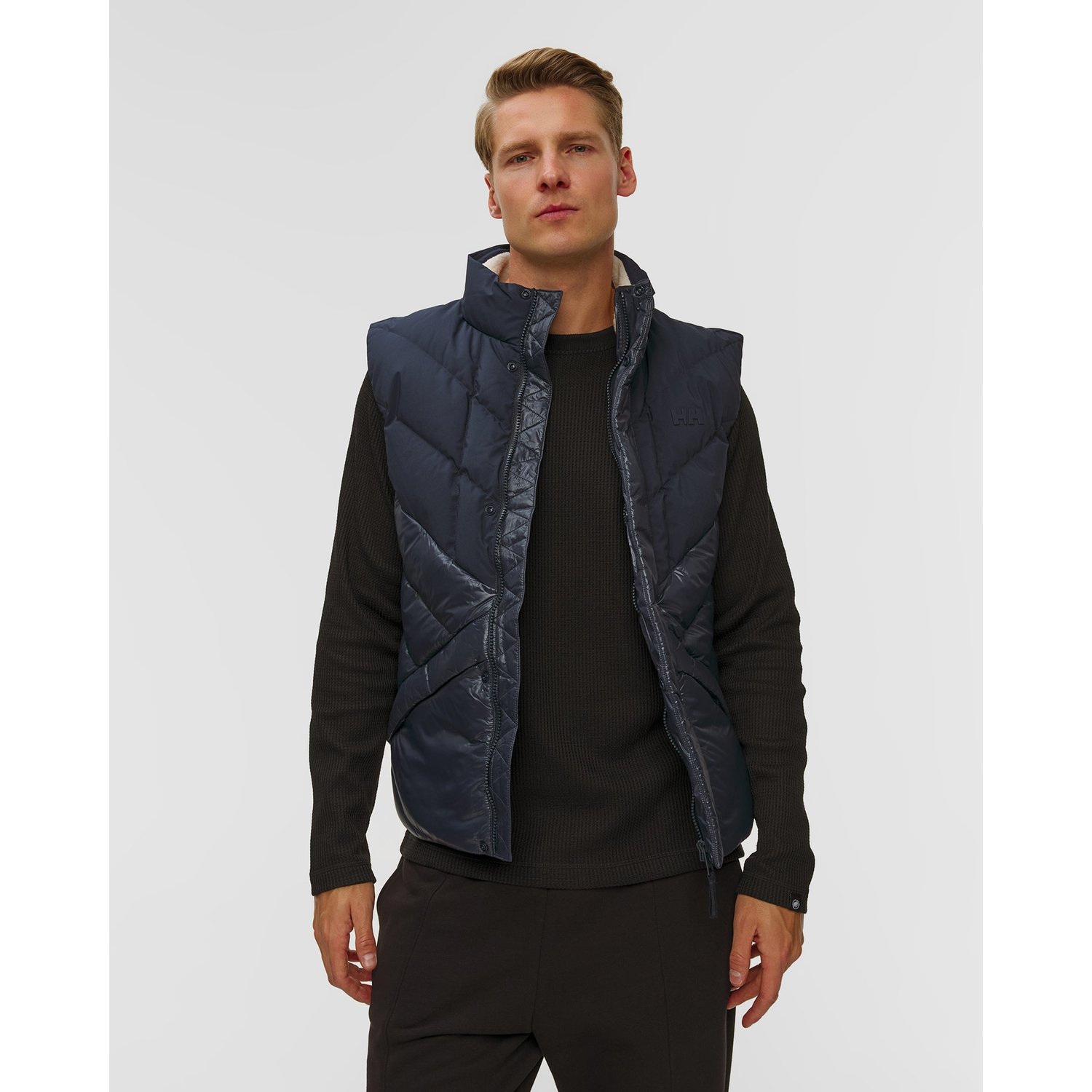 Kamizelka Puchowa Męska Helly Hansen Village Puffy Vest Granatowa