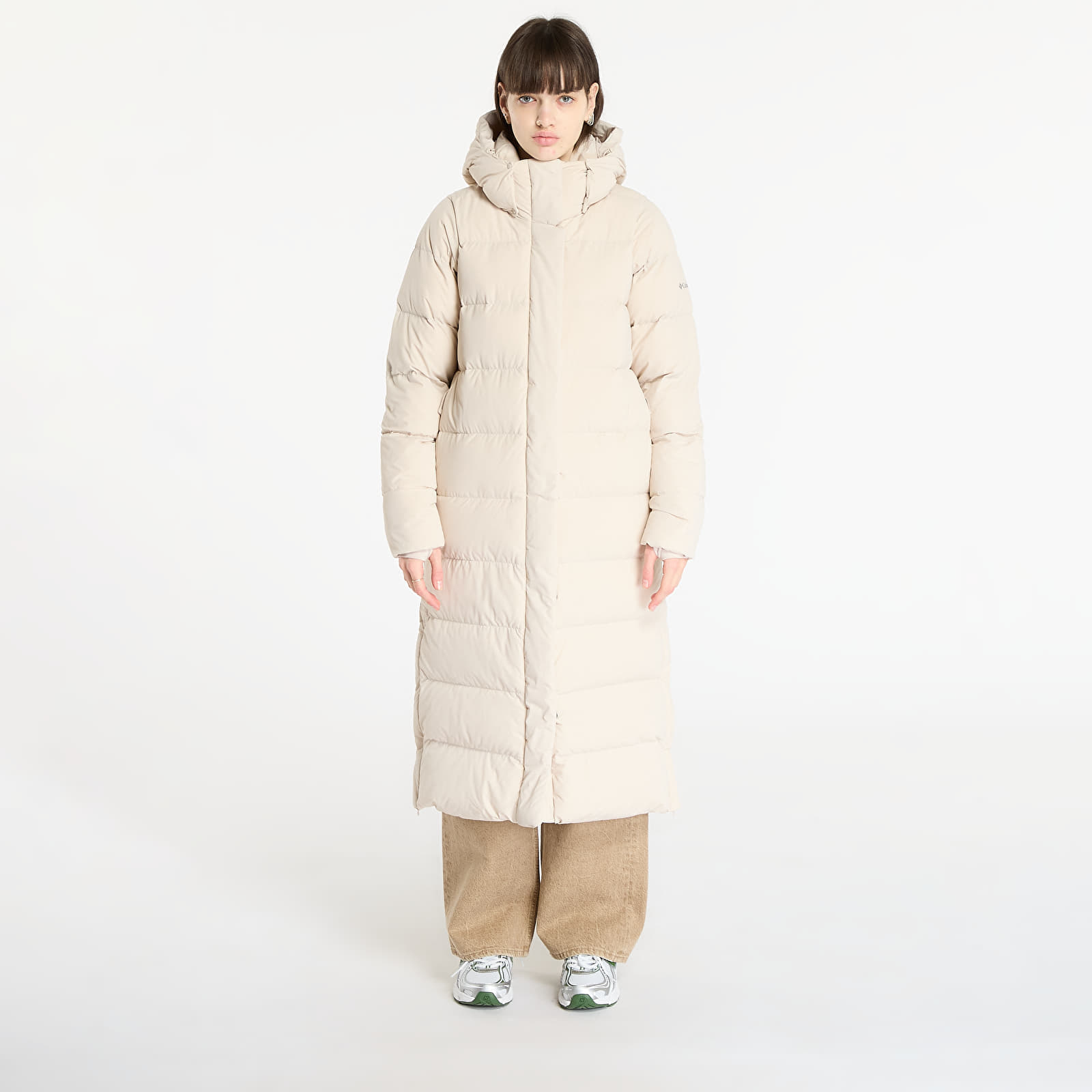 Kurtka Columbia Amaze Puff Long Hooded Jacket Dark Stone L