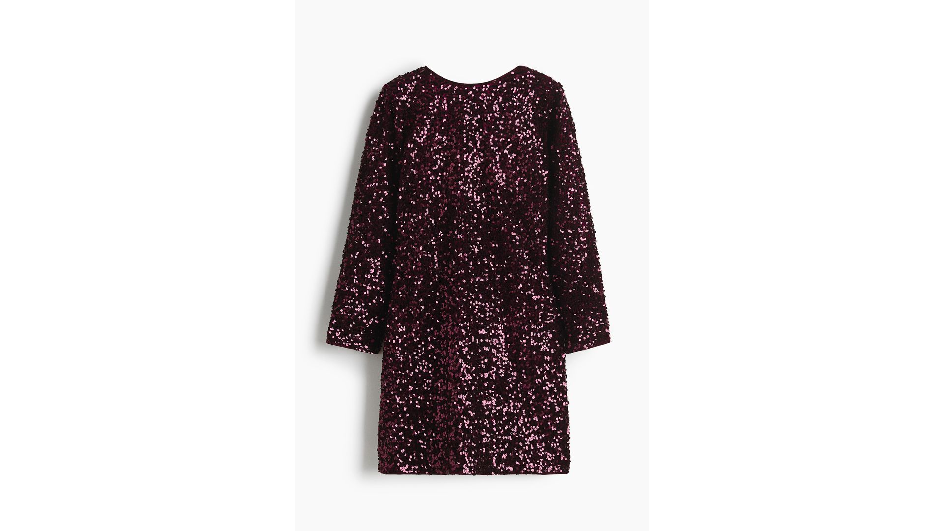 H&M - Cekinowa sukienka mini - Czerwony