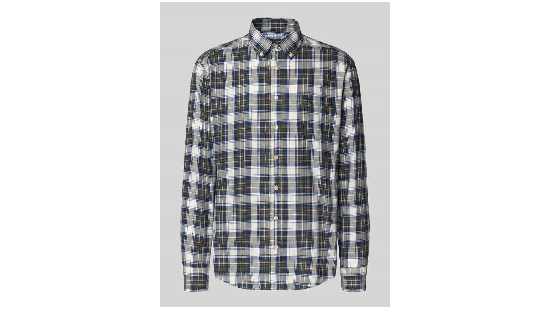 FYNCH-HATTON Koszula casualowa z listwą guzikową