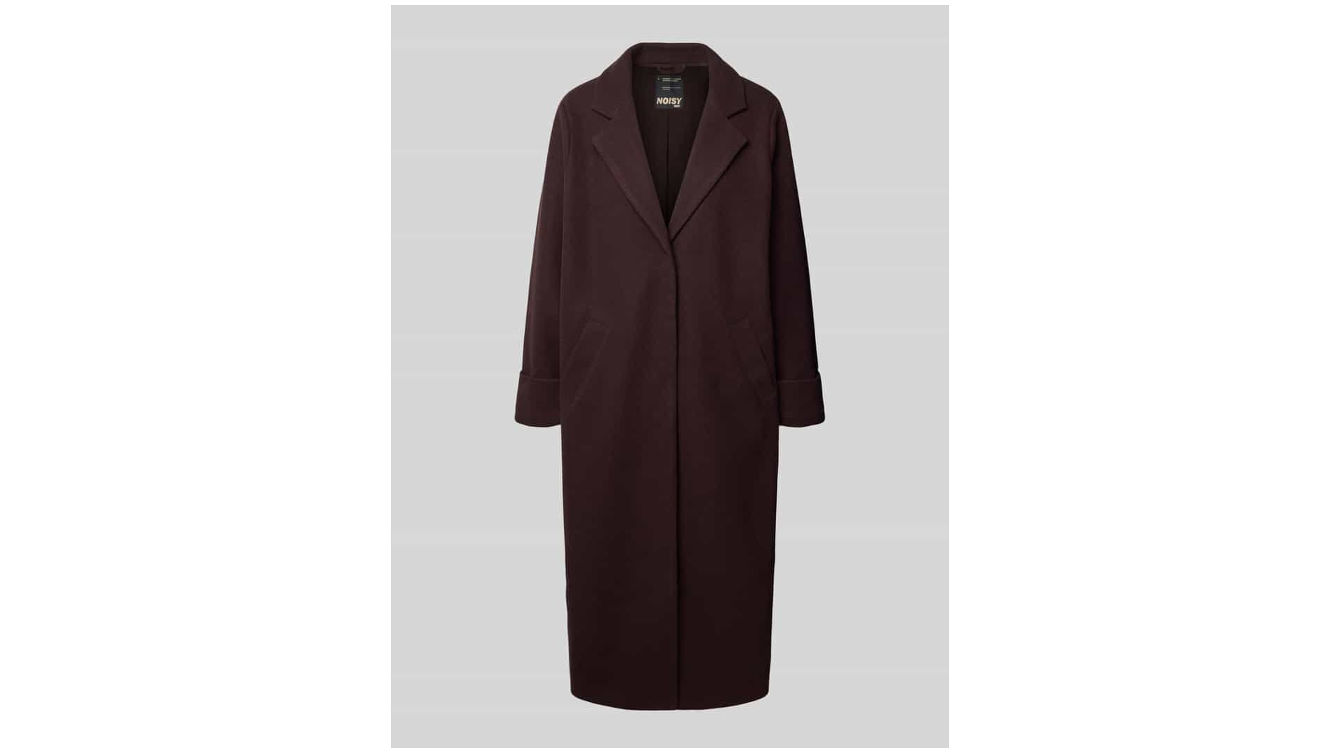 Noisy May Płaszcz z krytym zapięciem model ’CADDY’