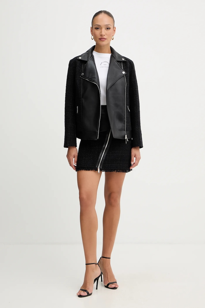 Karl Lagerfeld kurtka z dodatkiem wełny