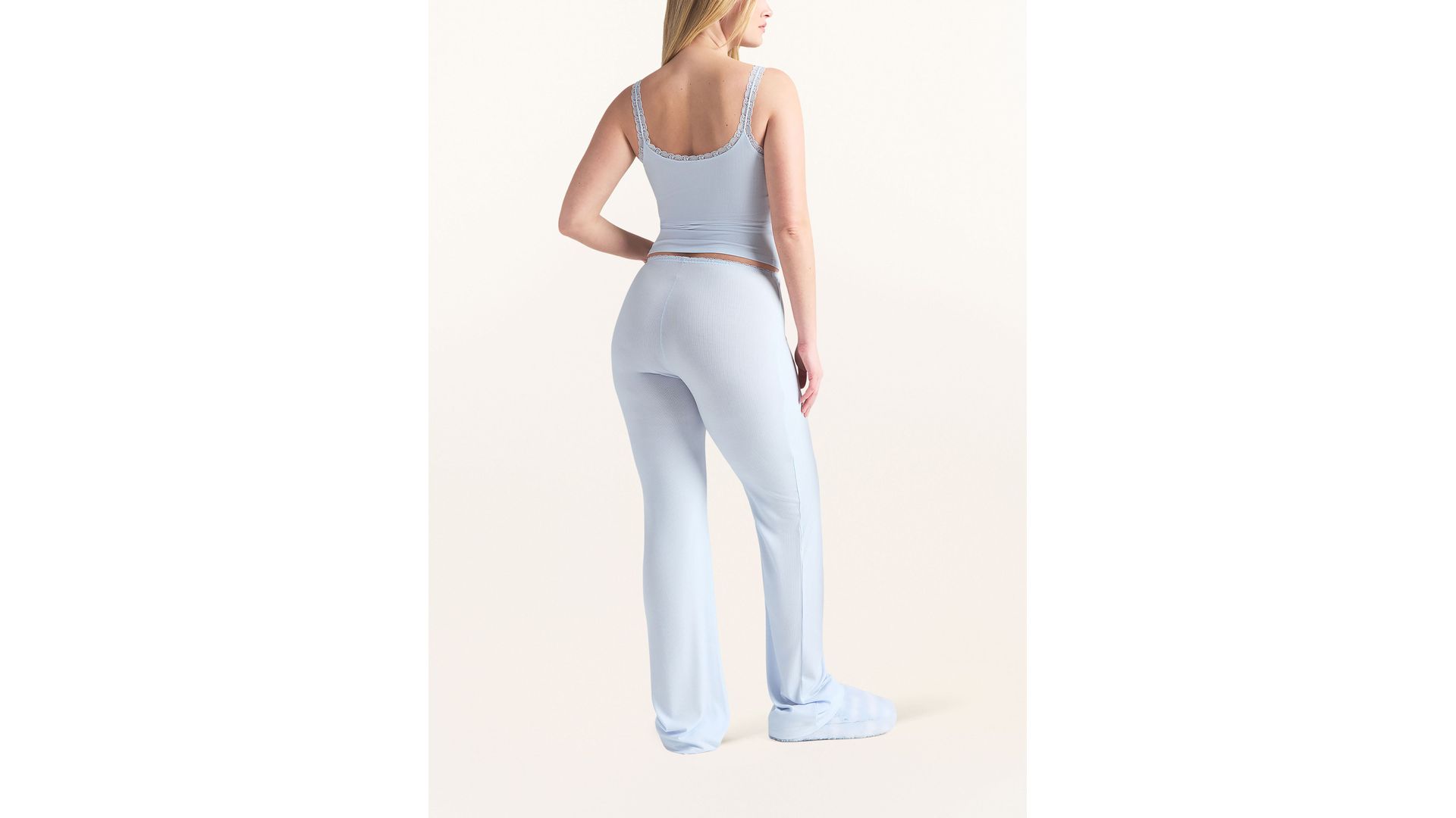 Skims Spodnie Rekreacyjne Soft Lounge Lace blau