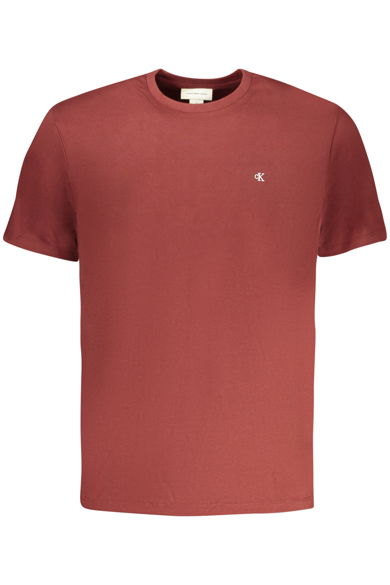 GUESS CALVIN KLEIN MĘSKA KOSZULKA Z KRÓTKIM RĘKAWEM BRĄZOWA