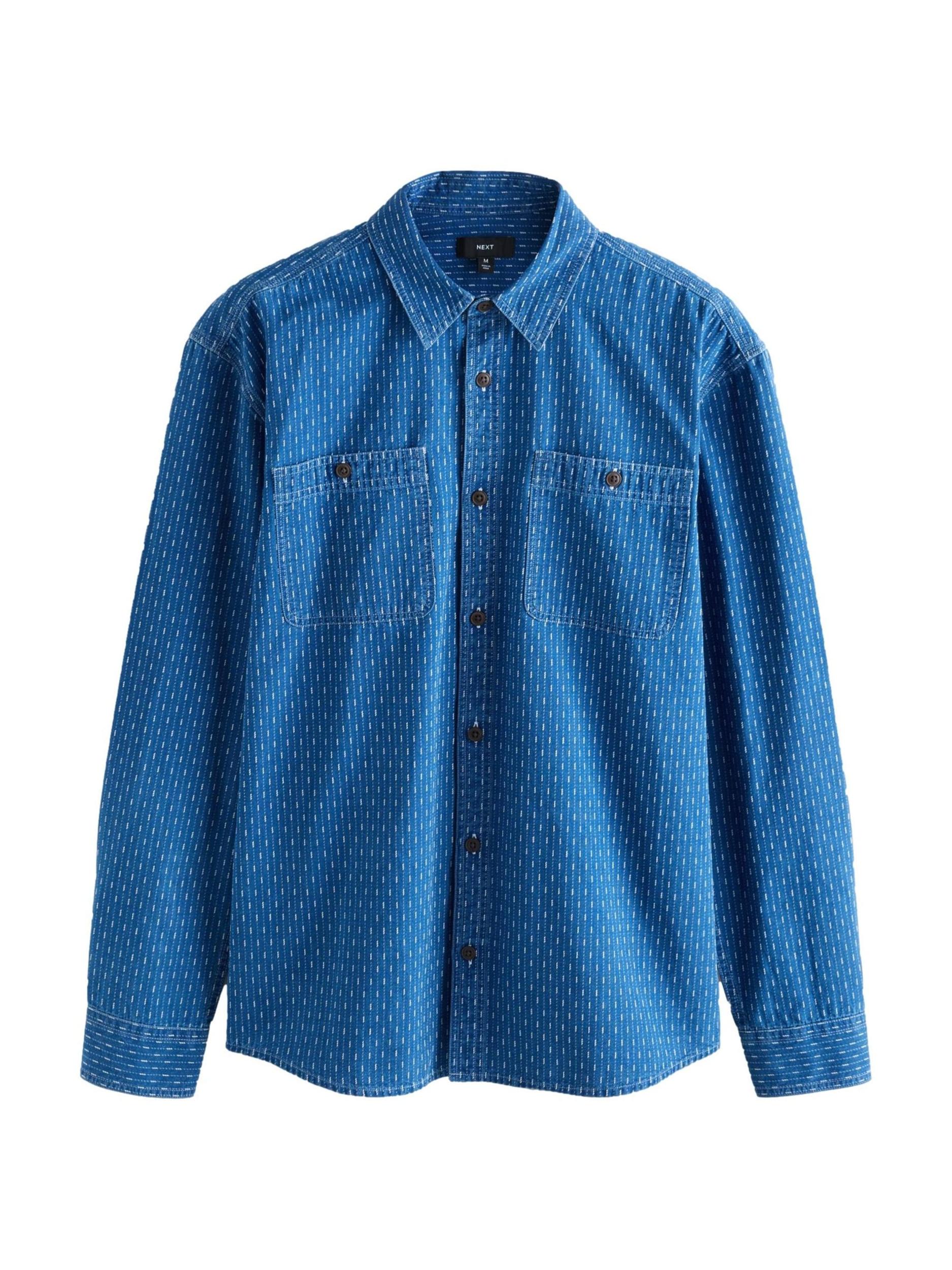 Next Koszula indygo / biały