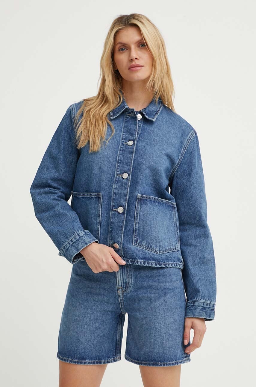 Samsoe Samsoe kurtka jeansowa SANADINA