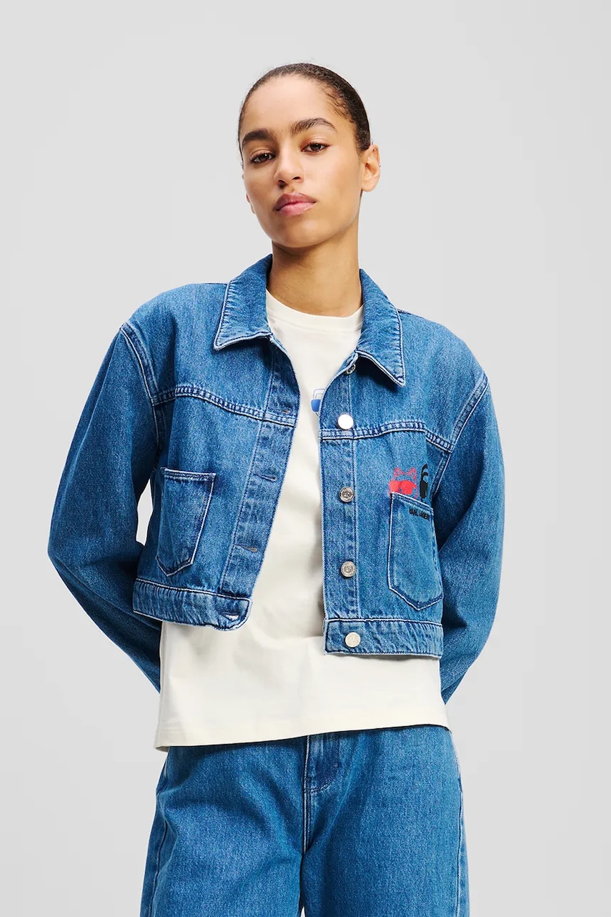 Karl Lagerfeld kurtka jeansowa IKON