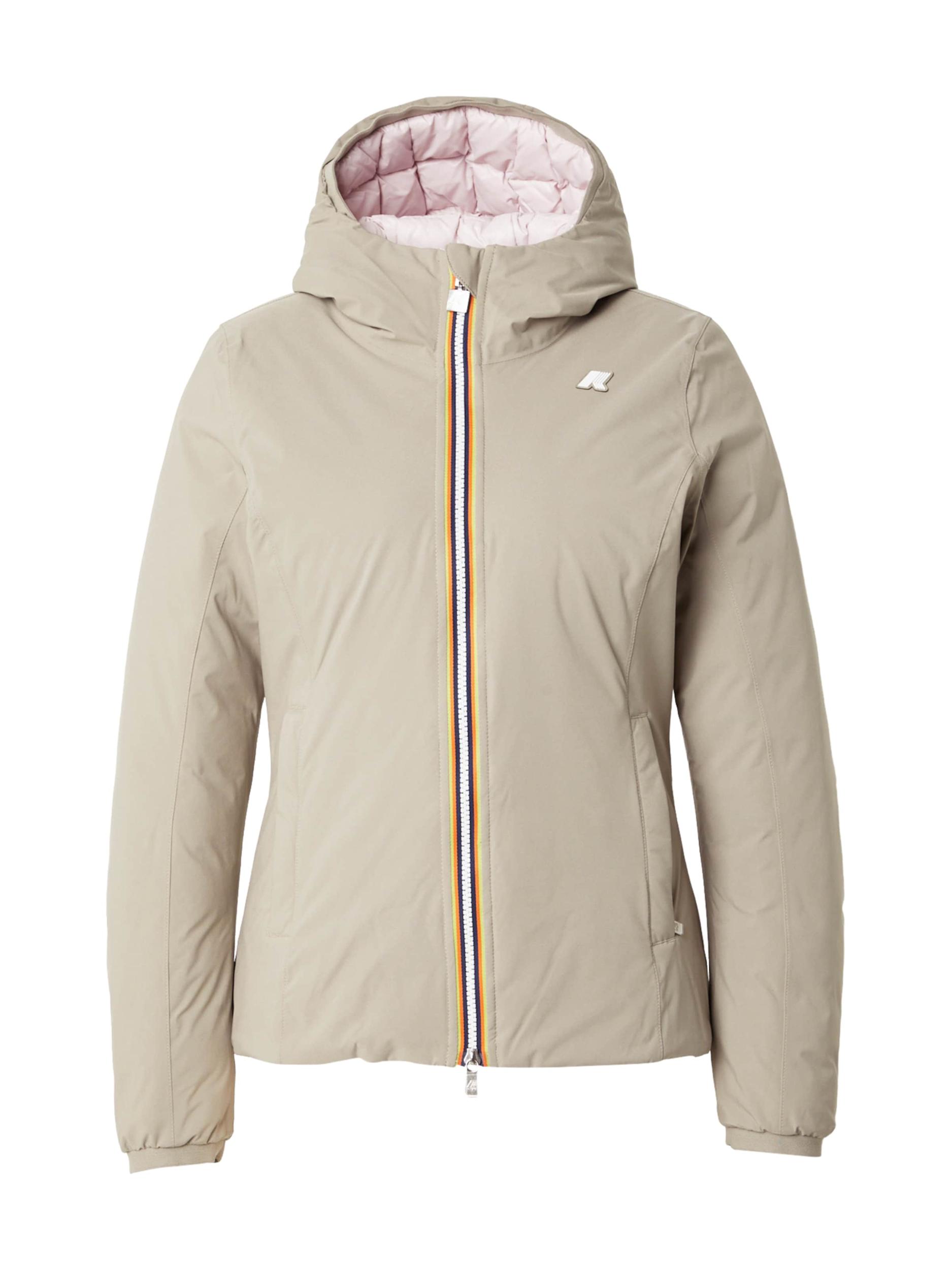 K-Way Kurtka przejściowa kremowy / różowy pudrowy