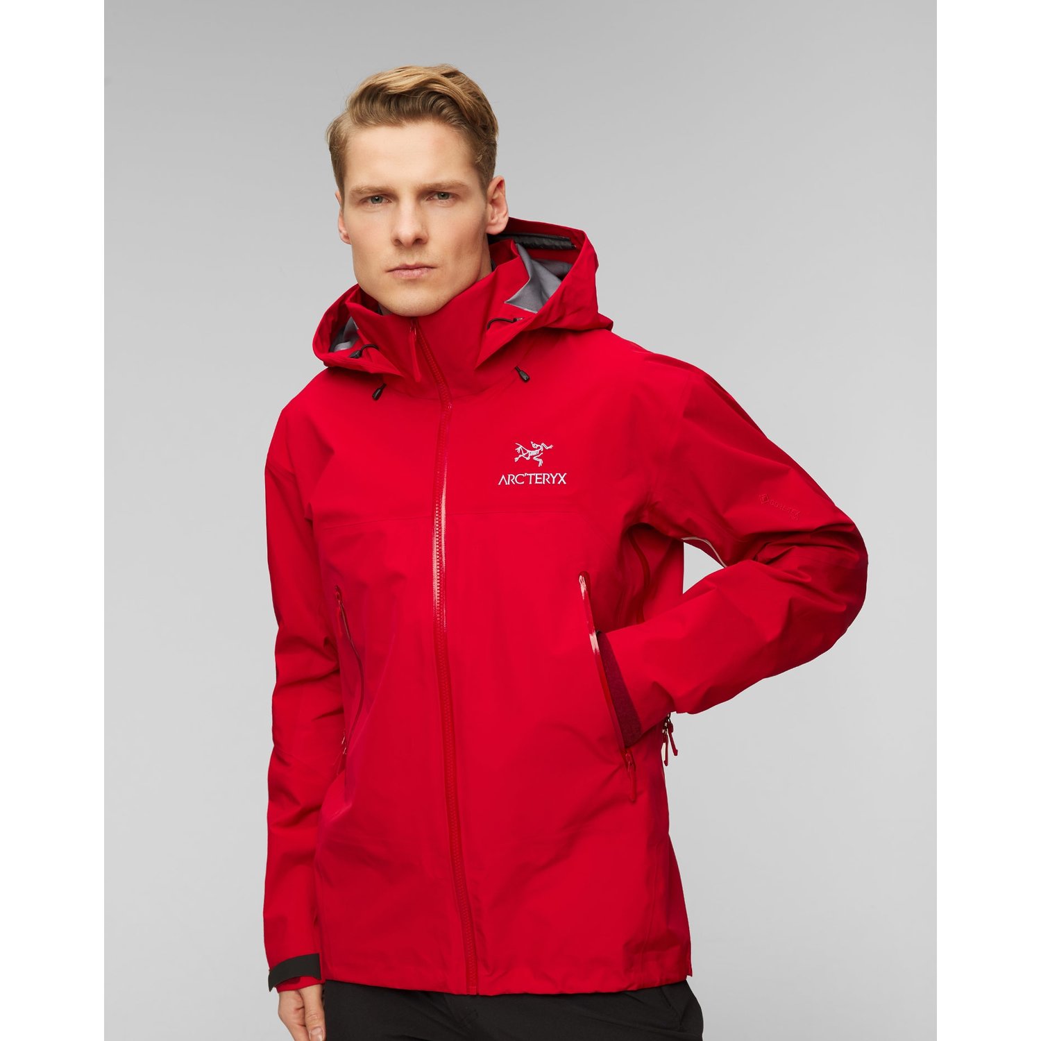 Czerwona Kurtka Hardshellowa Męska Arcteryx Beta Ar