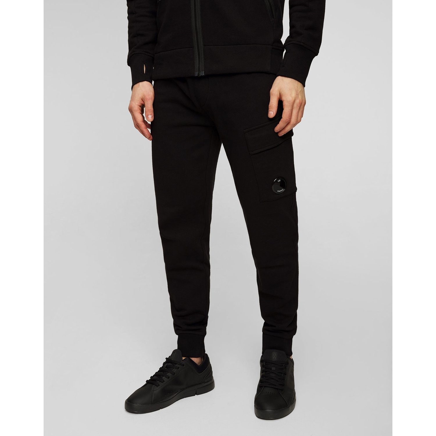CP Company Czarne Spodnie Męskie C.p. Company
