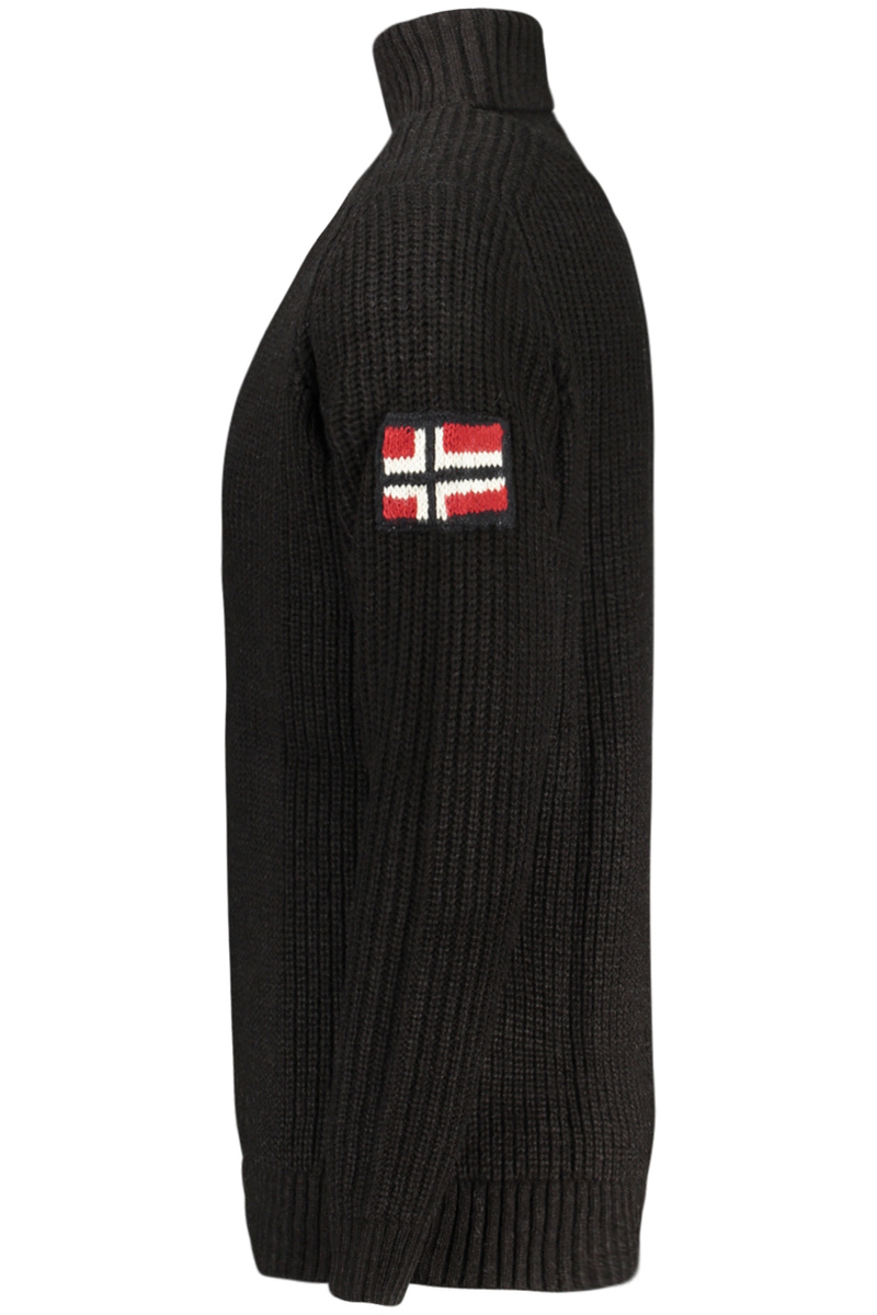 Norway 1963 CZARNY SWETER MĘSKI