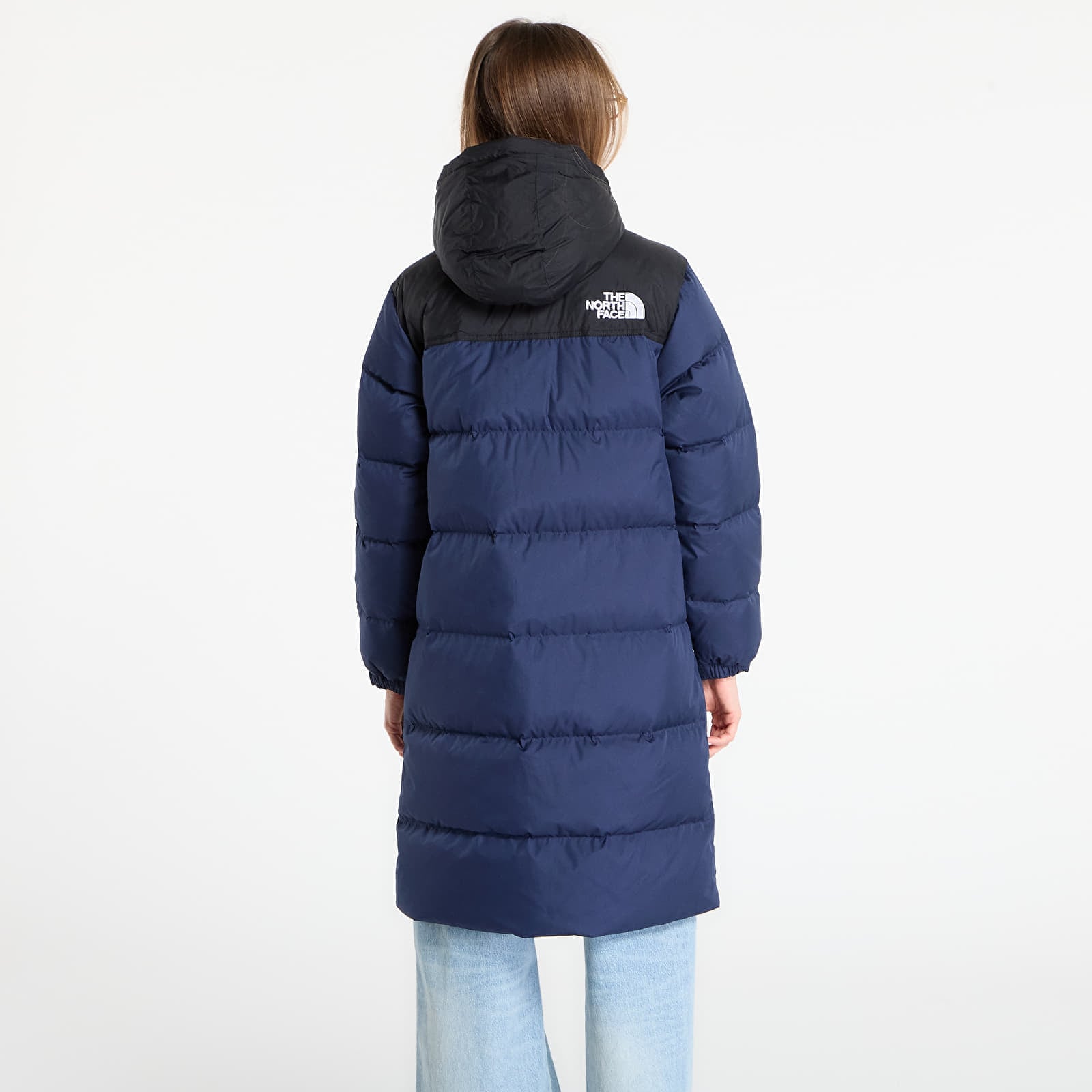 Kurtka The North Face Nuptse Parka Summit Navy/ TNF Black L