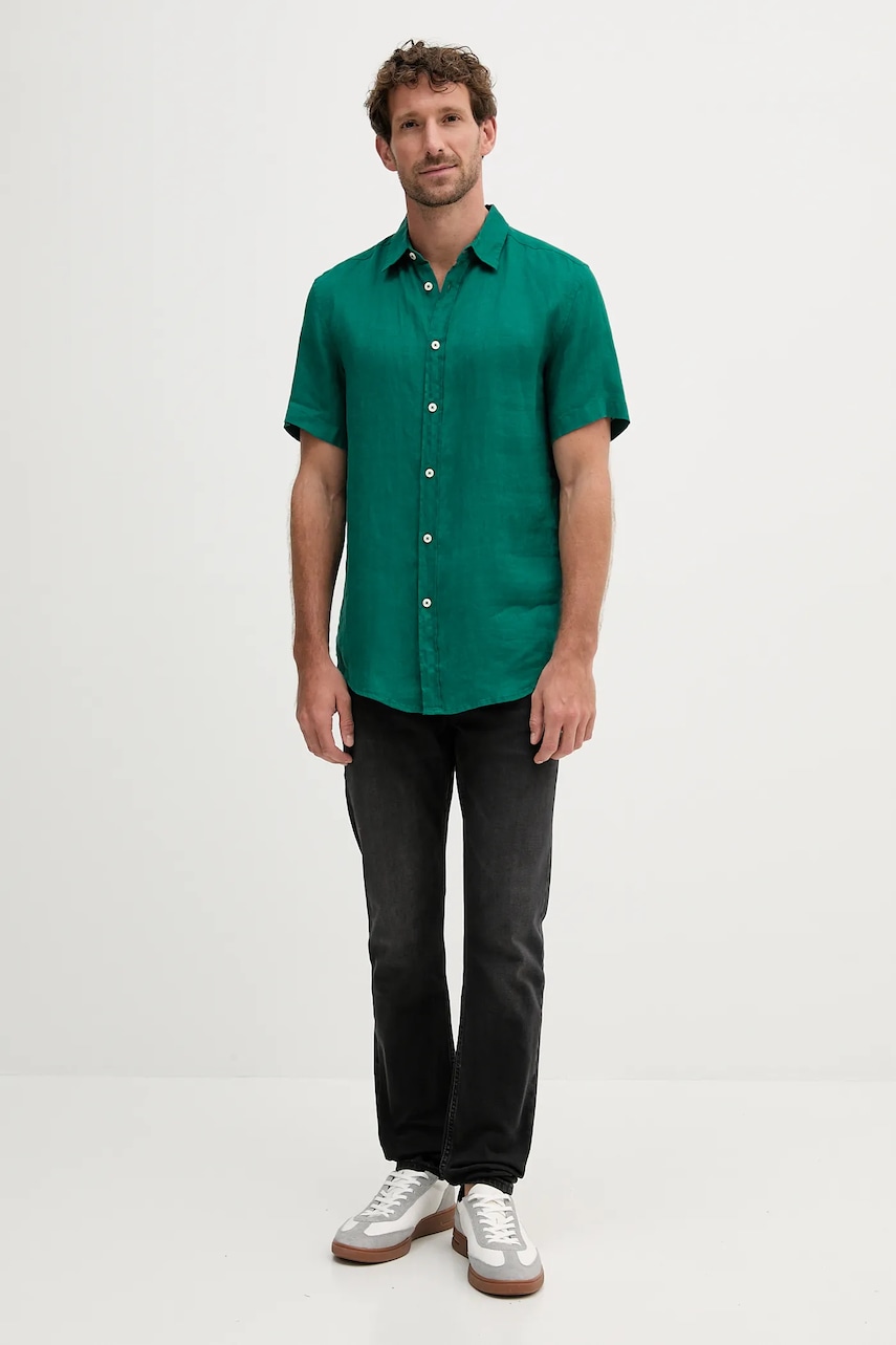 United Colors of Benetton koszula lniana