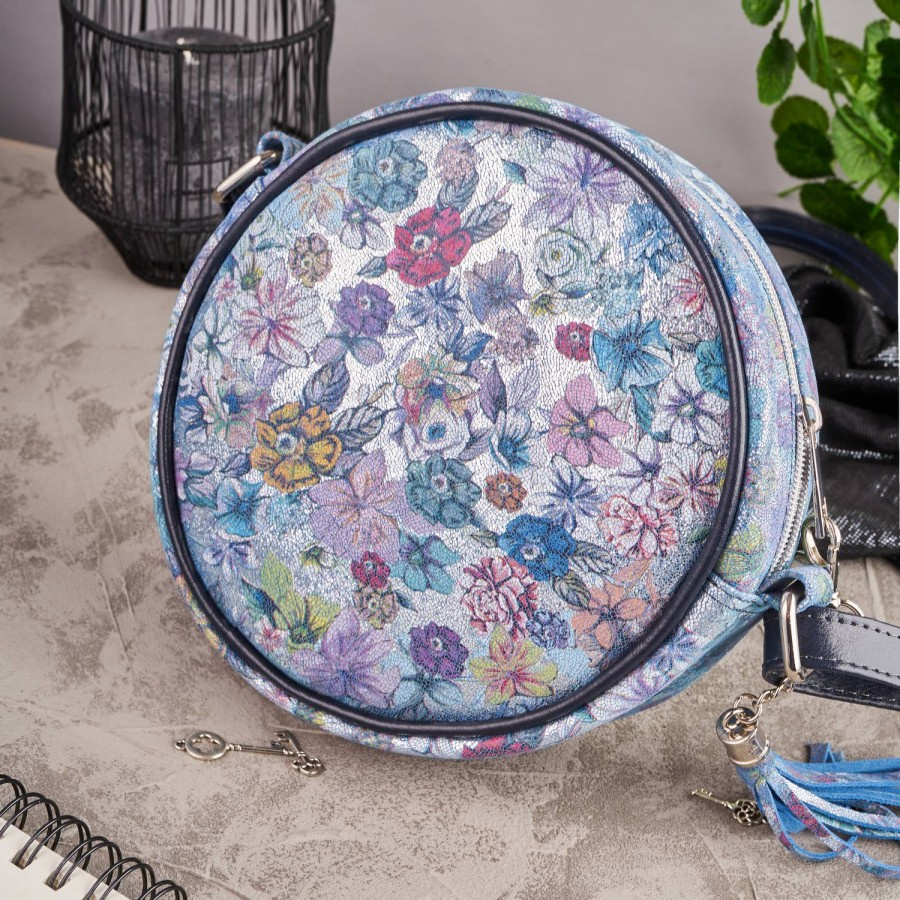 Listonoszka skórzana PAOLO PERUZZI GA401 niebieska