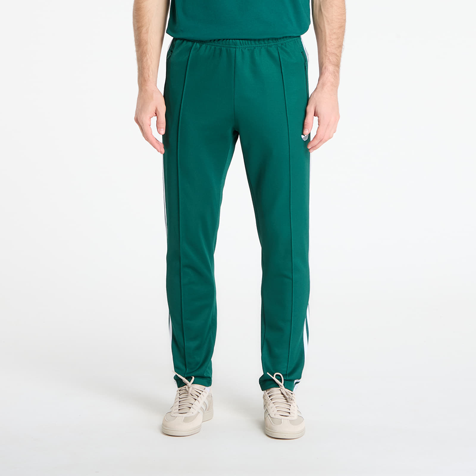 adidas Originals Spodnie dresowe adidas Beckenbauer Track Pants Collegiate Green/ White S