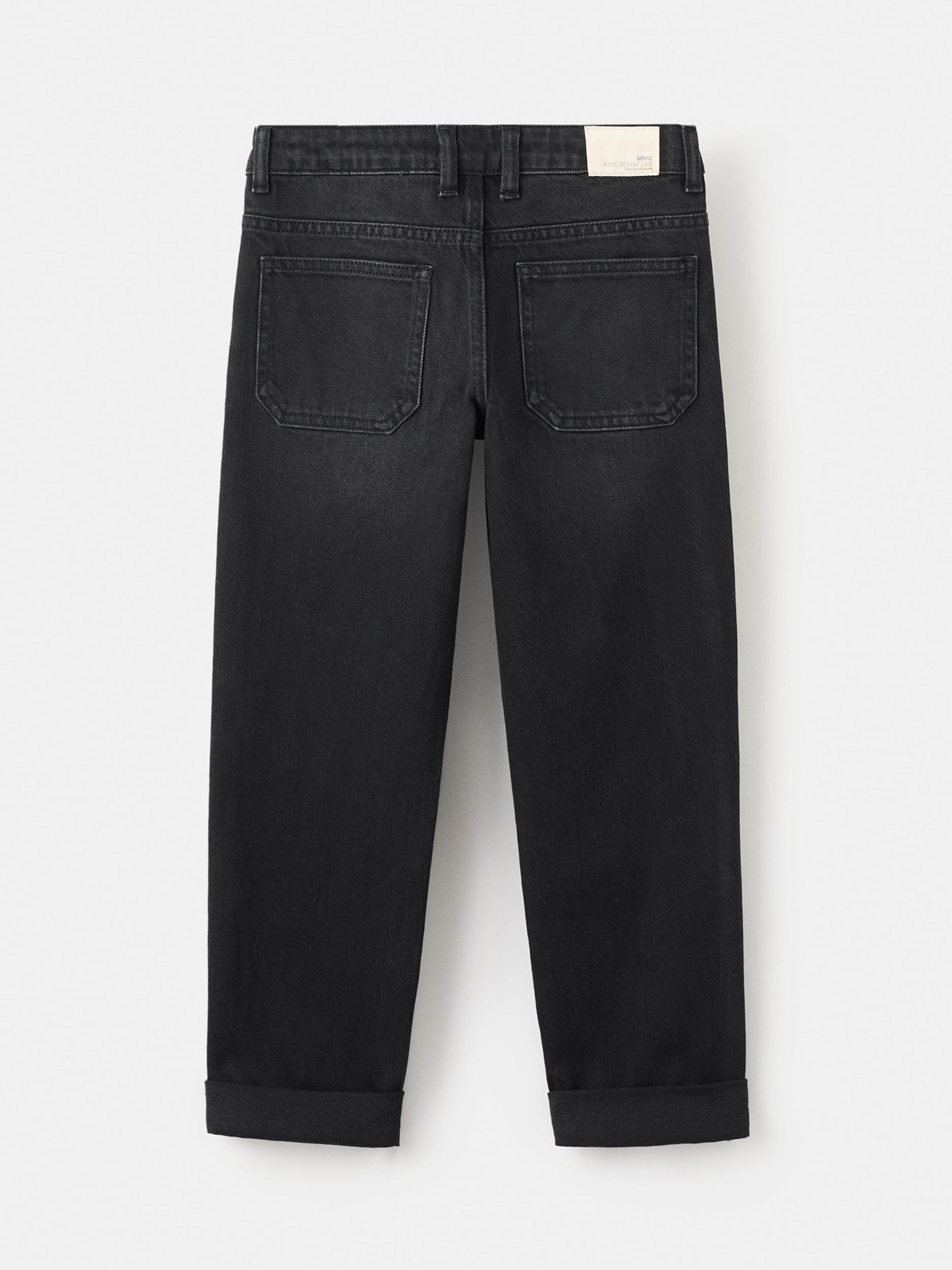 MANGO KIDS Jeansy czarny